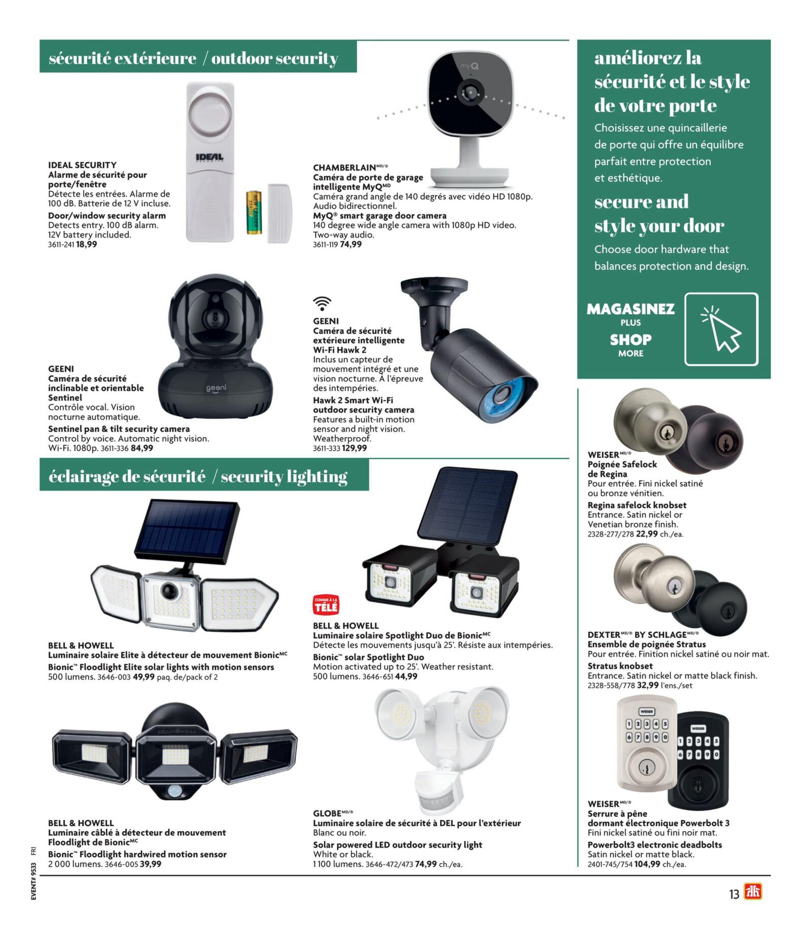 Home Hardware (QC) Fall and Winter Catalogue August 13 to November 4