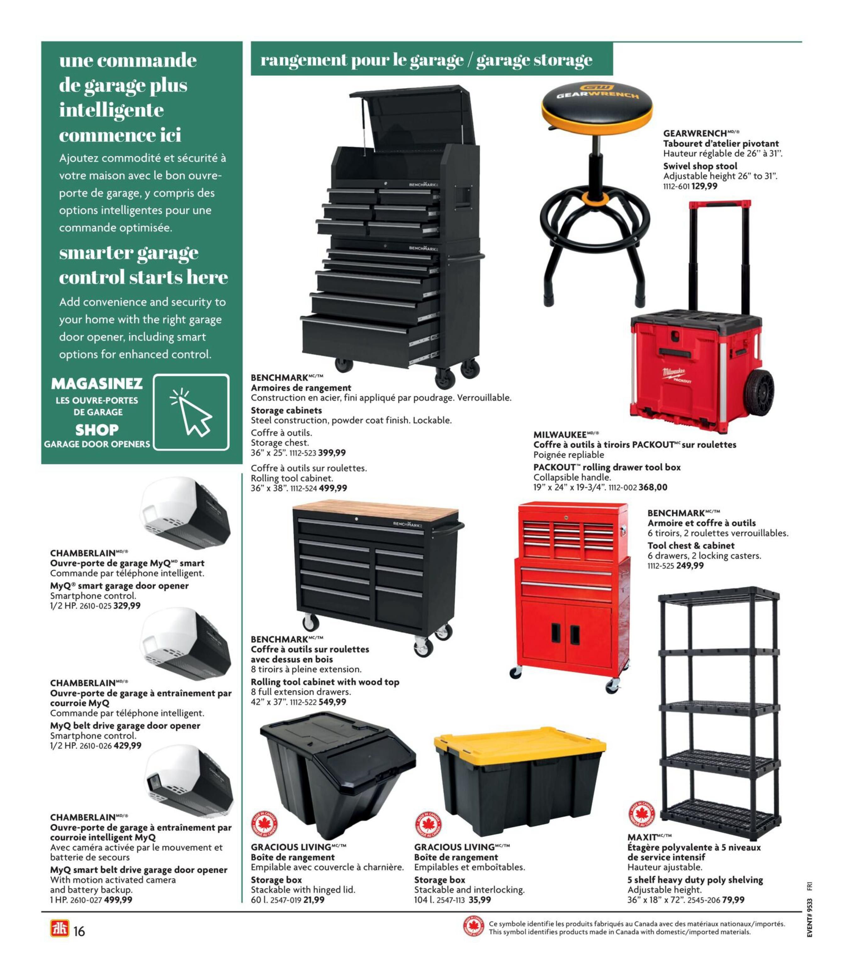 Home Hardware (QC) Fall and Winter Catalogue August 13 to November 4