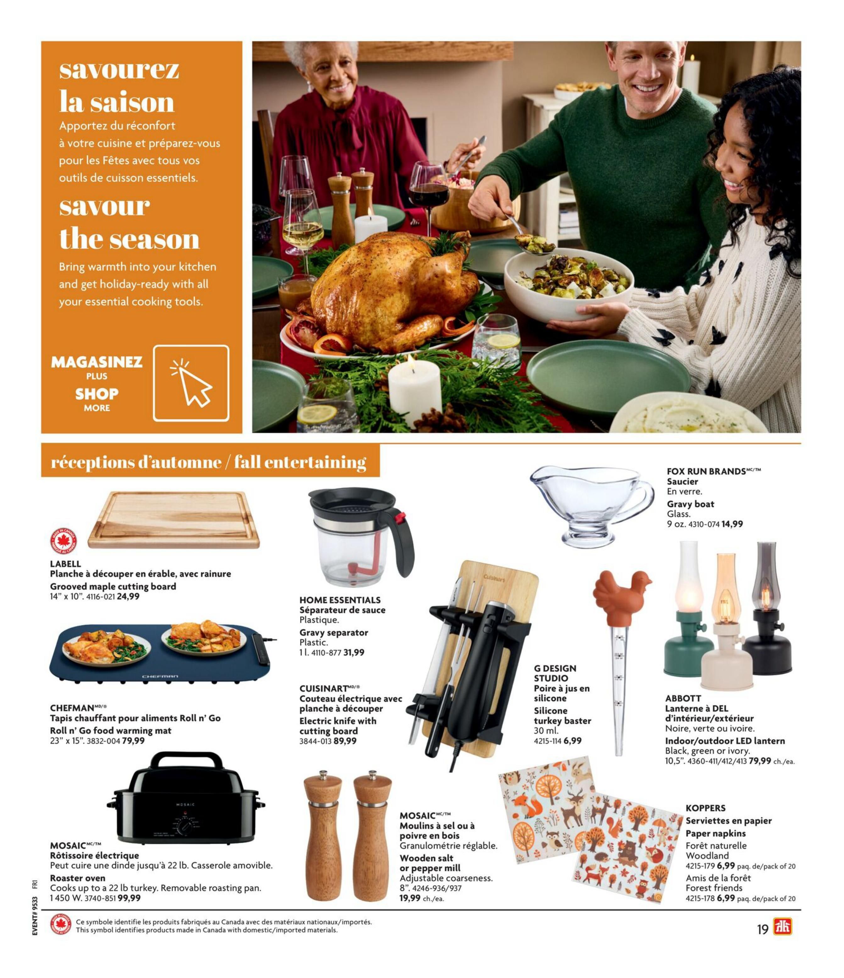 Home Hardware (QC) Fall and Winter Catalogue August 13 to November 4