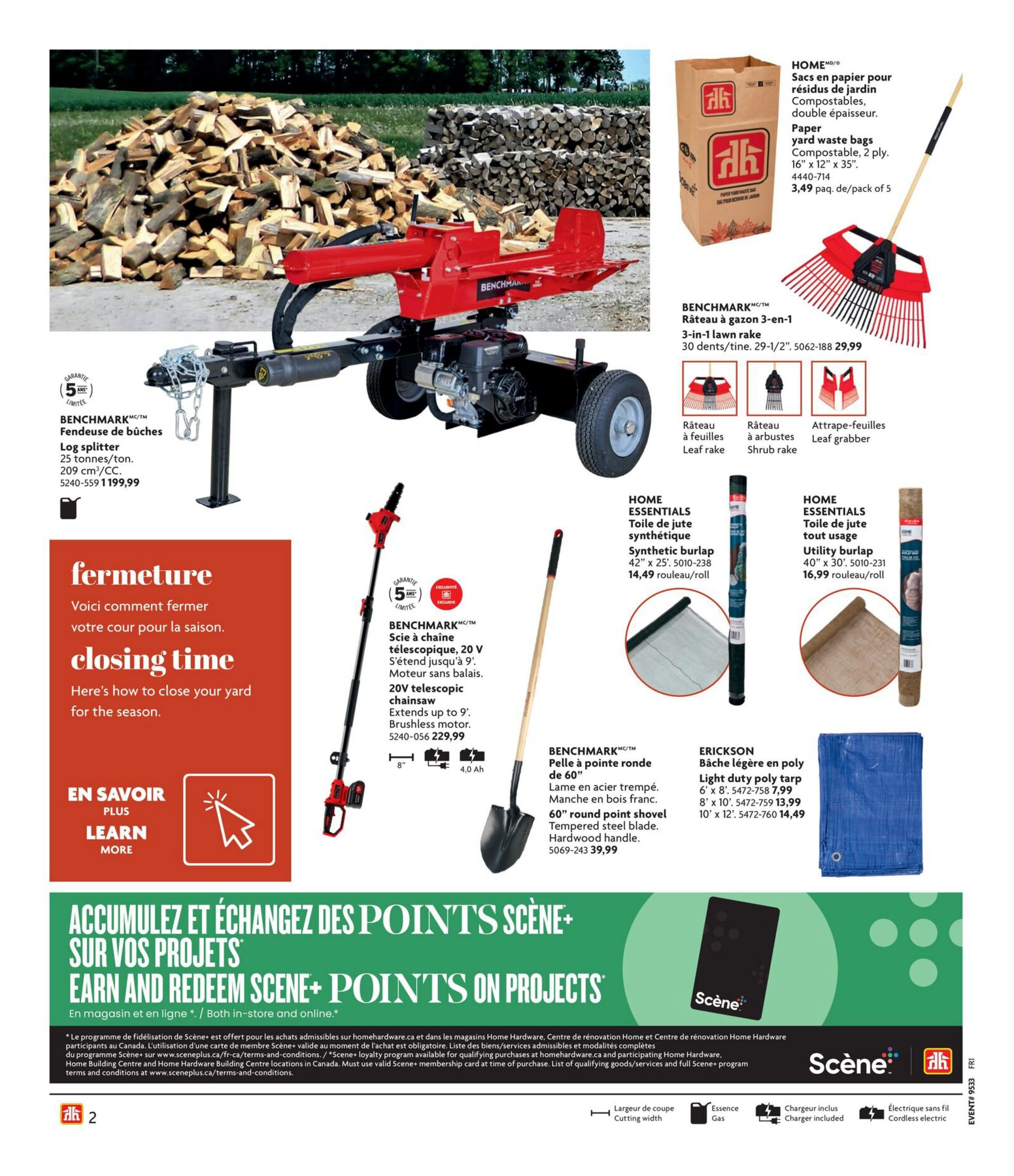 Home Hardware (QC) Fall and Winter Catalogue August 13 to November 4