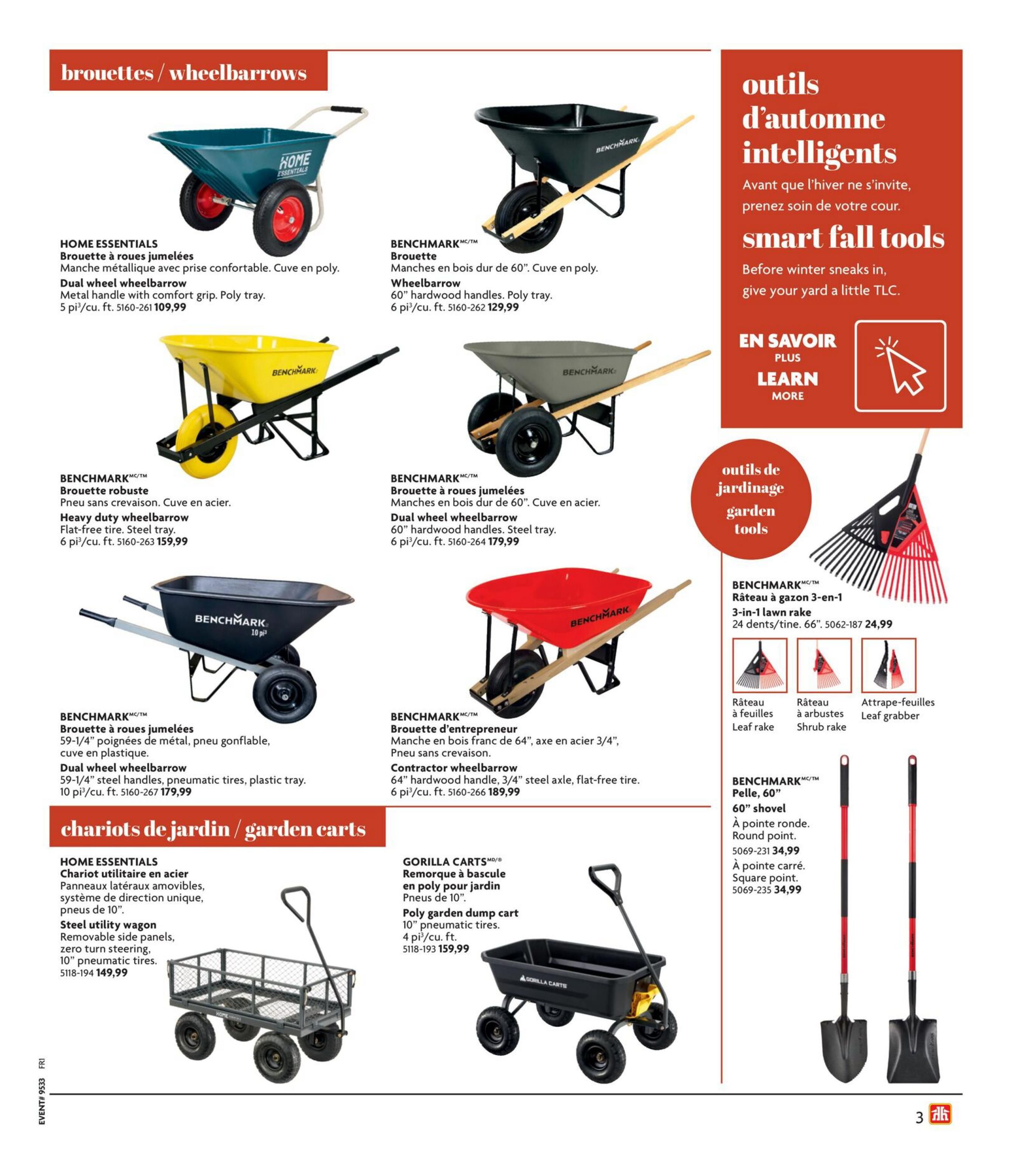 Home Hardware (QC) Fall and Winter Catalogue August 13 to November 4