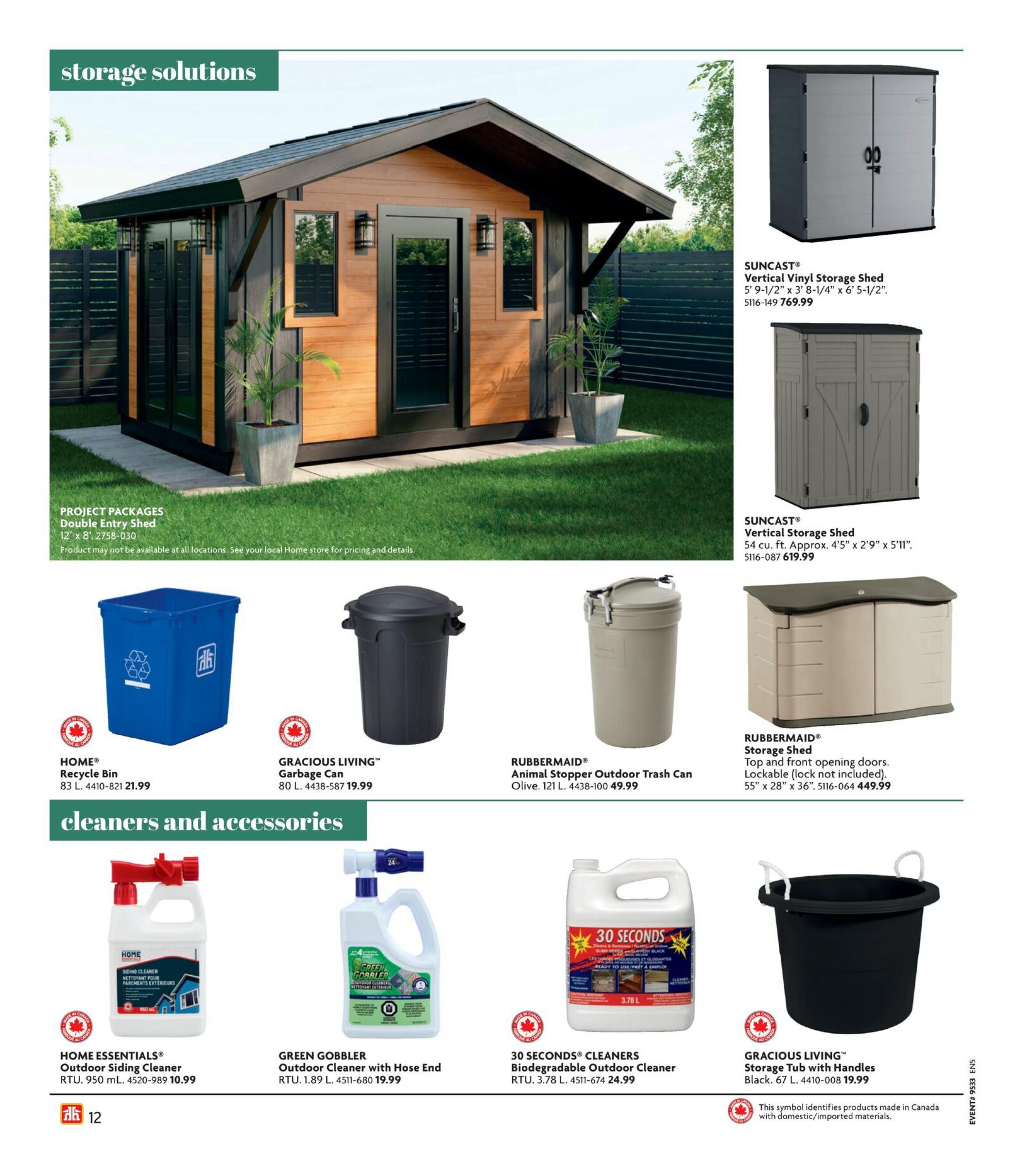 Home Hardware (BC) Fall and Winter Catalogue August 13 to November 4