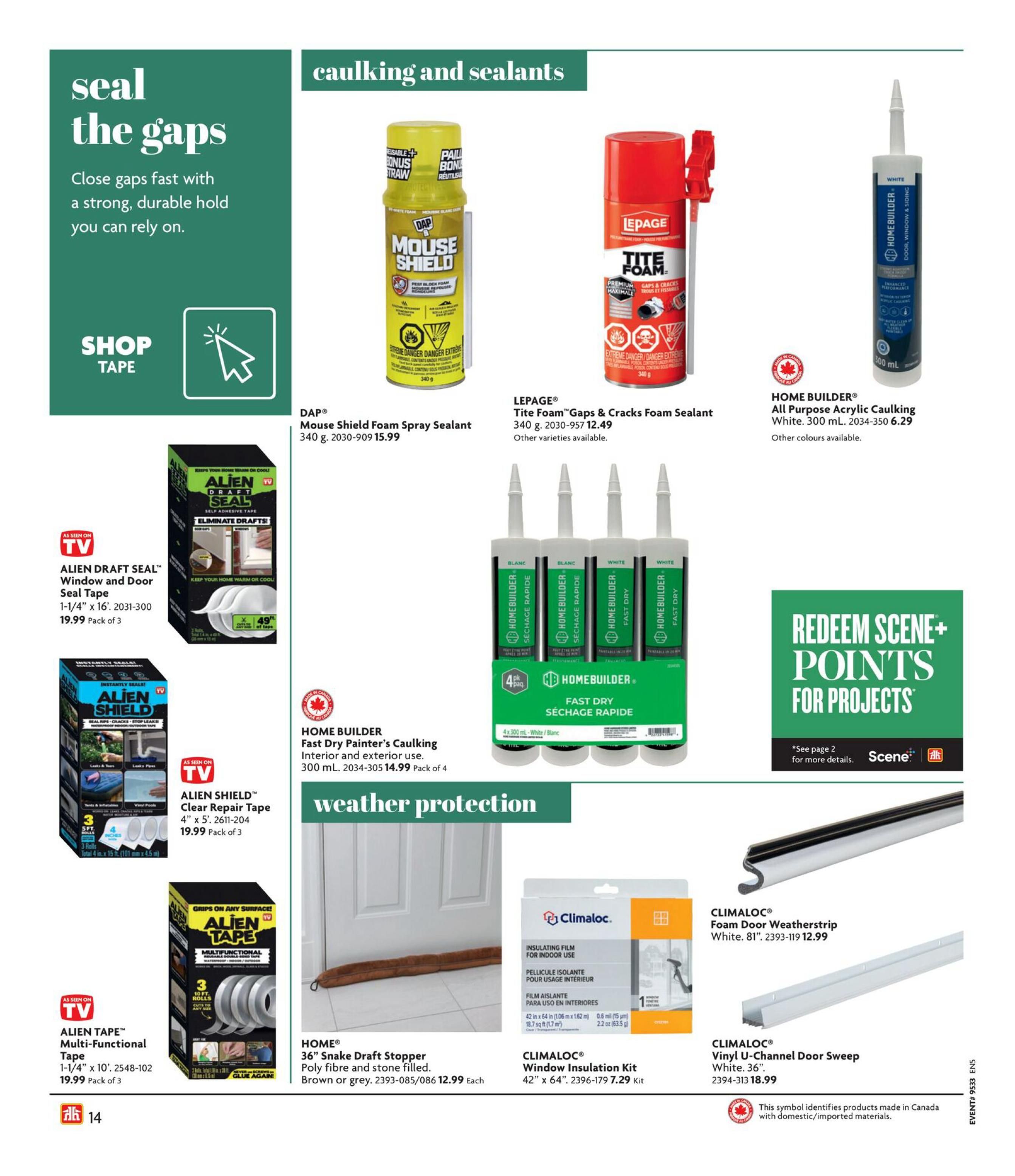 Home Hardware (BC) Fall and Winter Catalogue August 13 to November 4