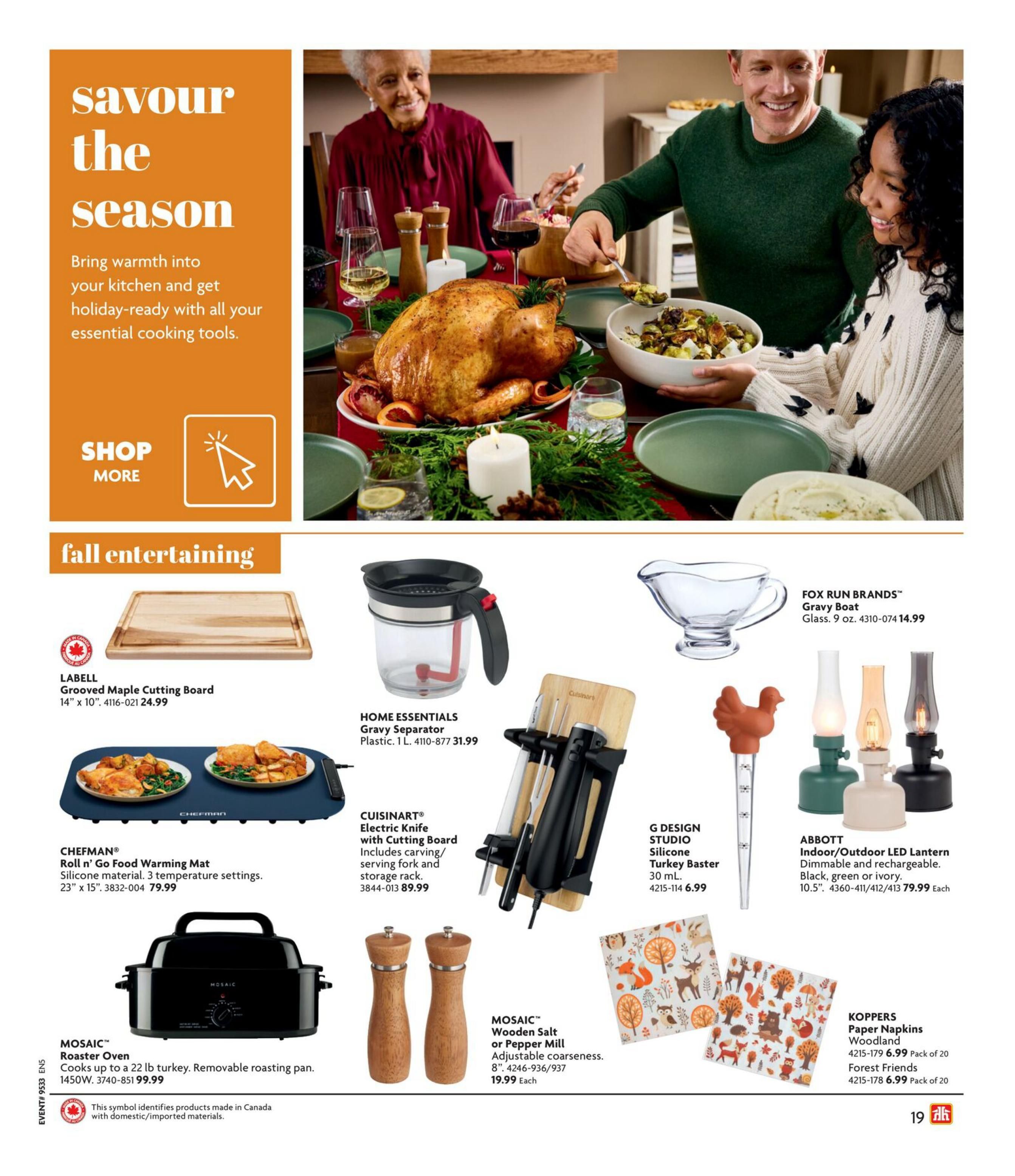 Home Hardware (BC) Fall and Winter Catalogue August 13 to November 4