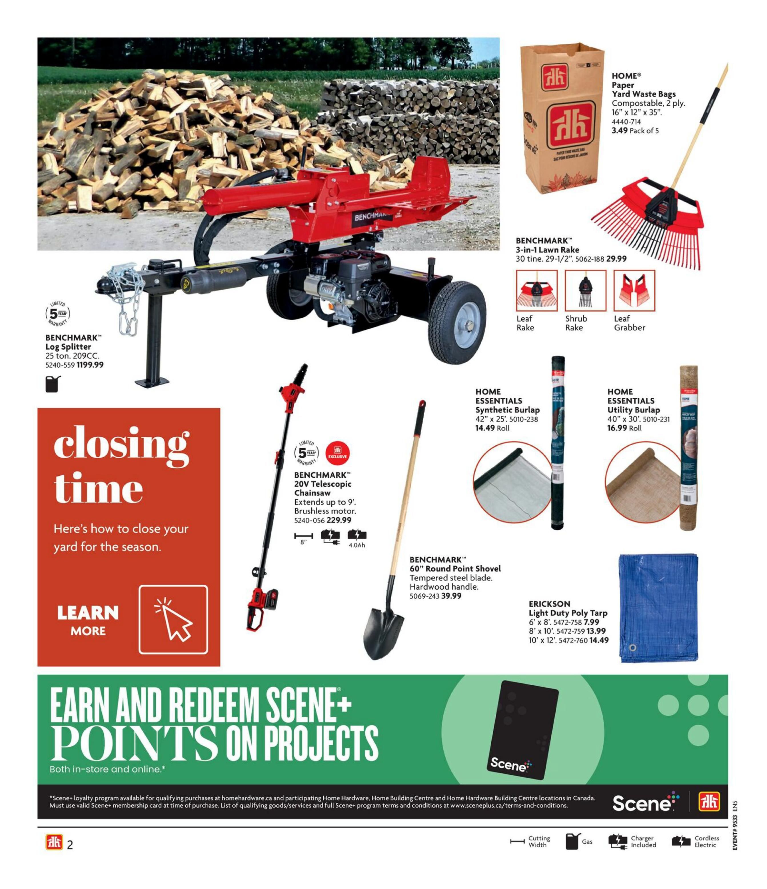 Home Hardware (BC) Fall and Winter Catalogue August 13 to November 4