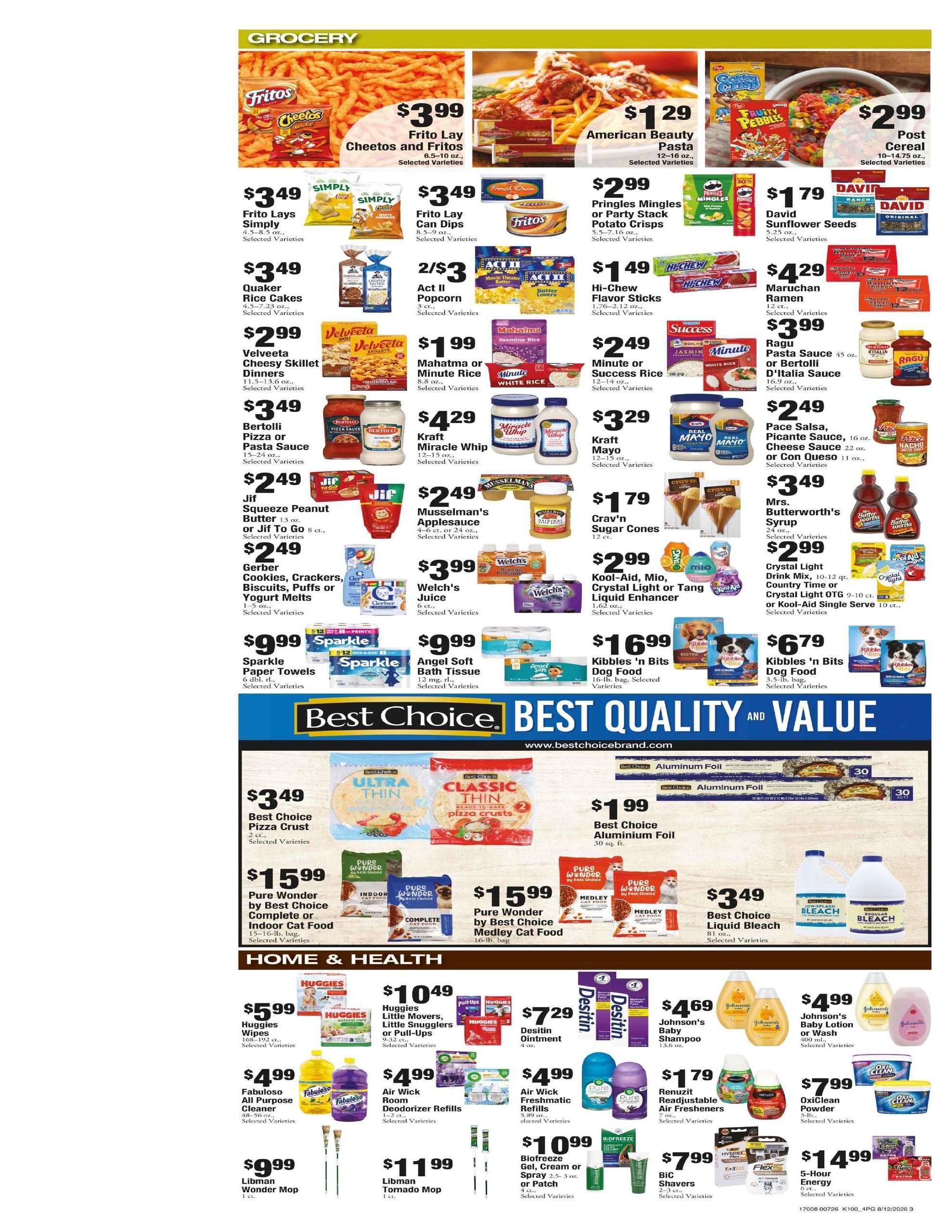 Payless Discount Foods Weekly Ad August 12 - 18, 2026
