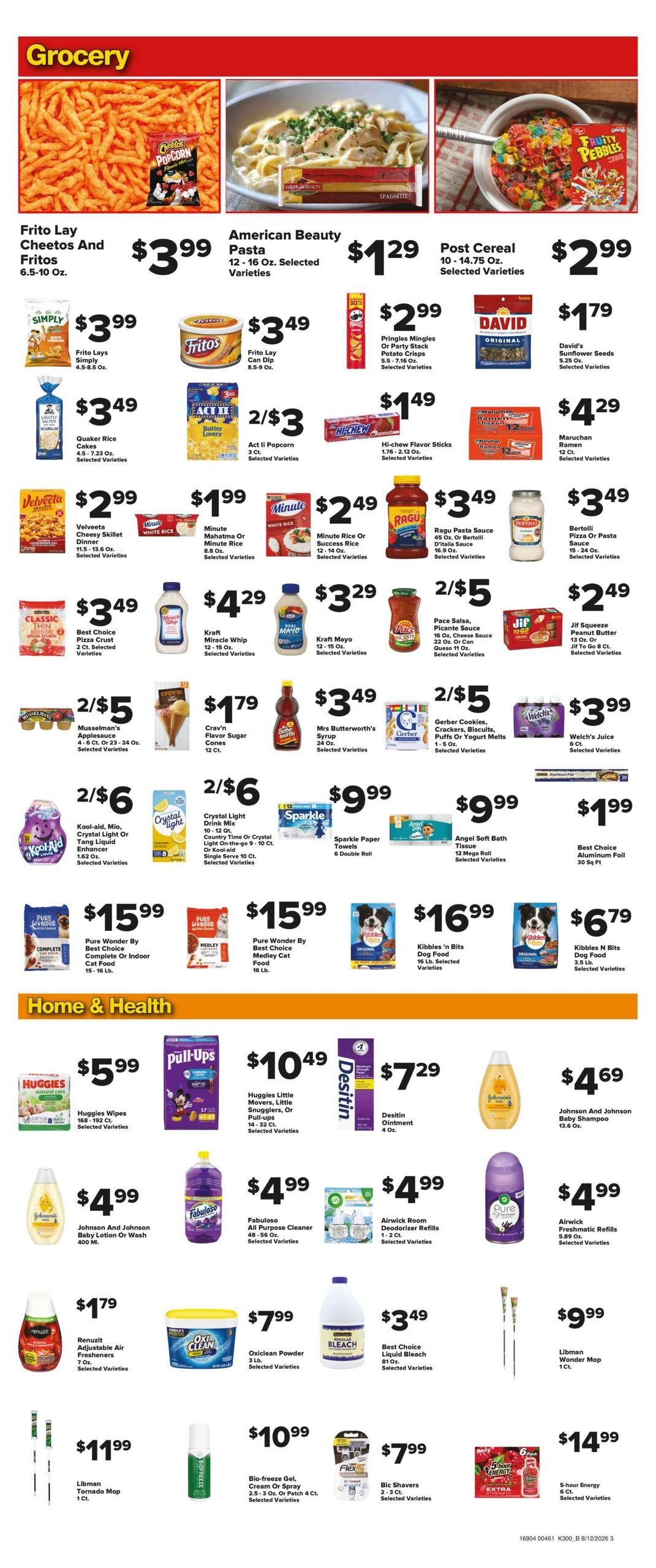 Hy-Klas Foods (Chillicothe Area, MO) Weekly Ad August 12 - 18, 2026