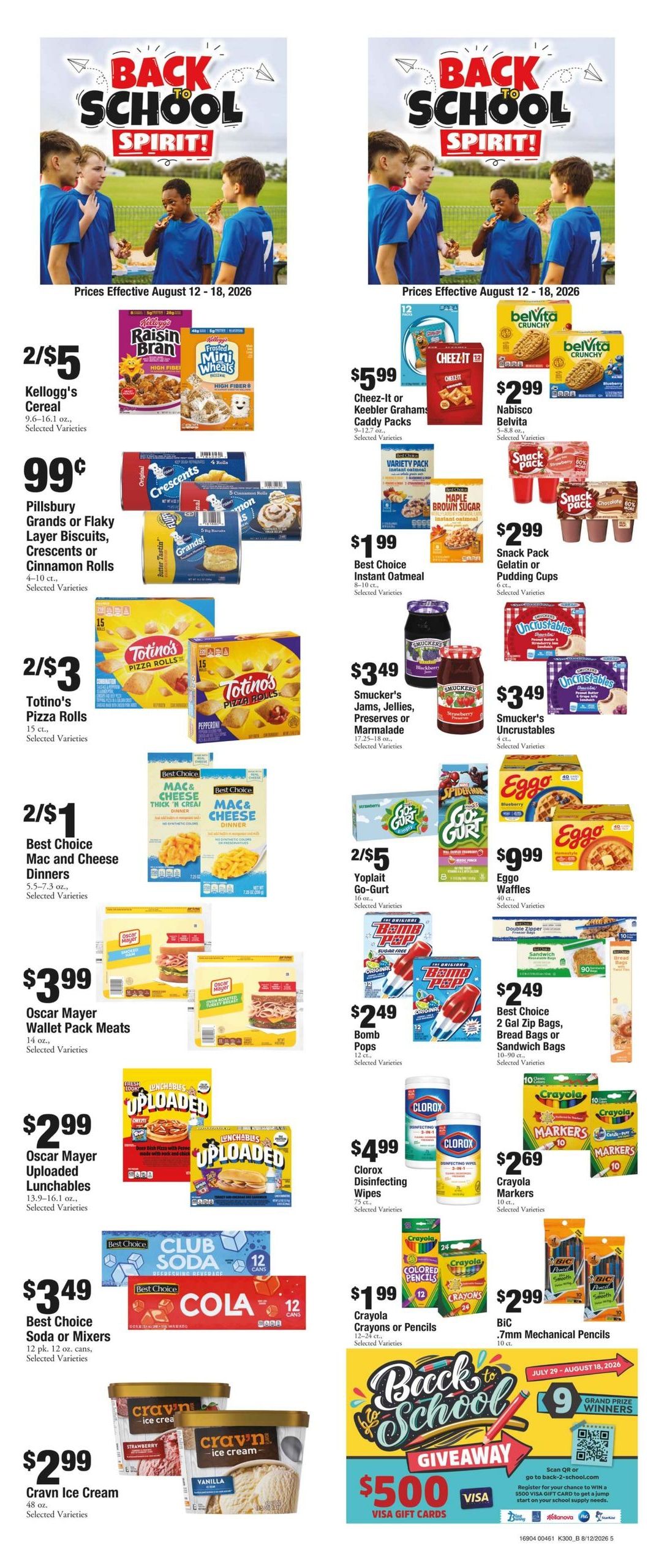 Hy-Klas Foods (Chillicothe Area, MO) Weekly Ad August 12 - 18, 2026