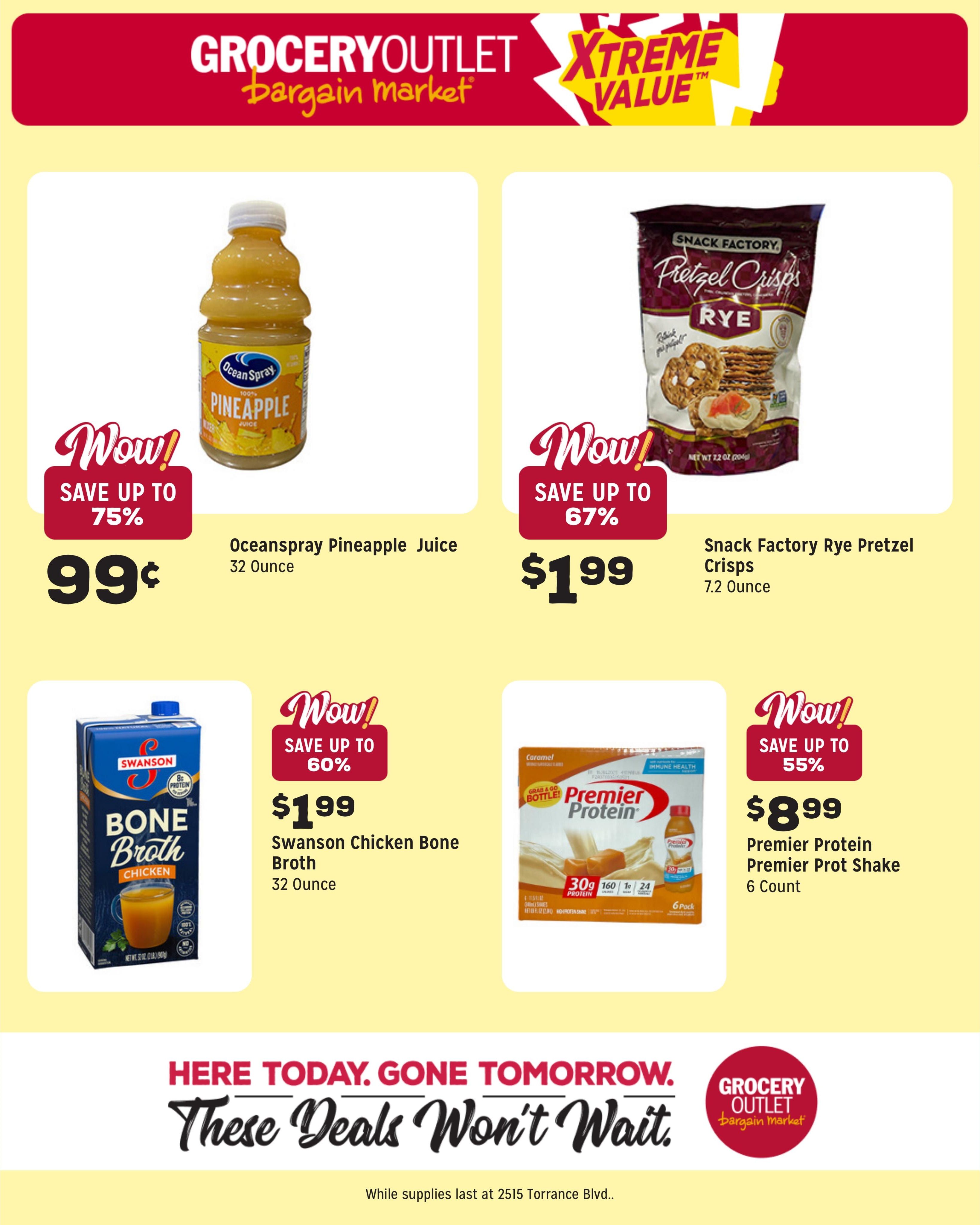 Grocery Outlet (Torrance–Redondo Beach Area, CA) Weekly Ad August 12 - 18, 2026