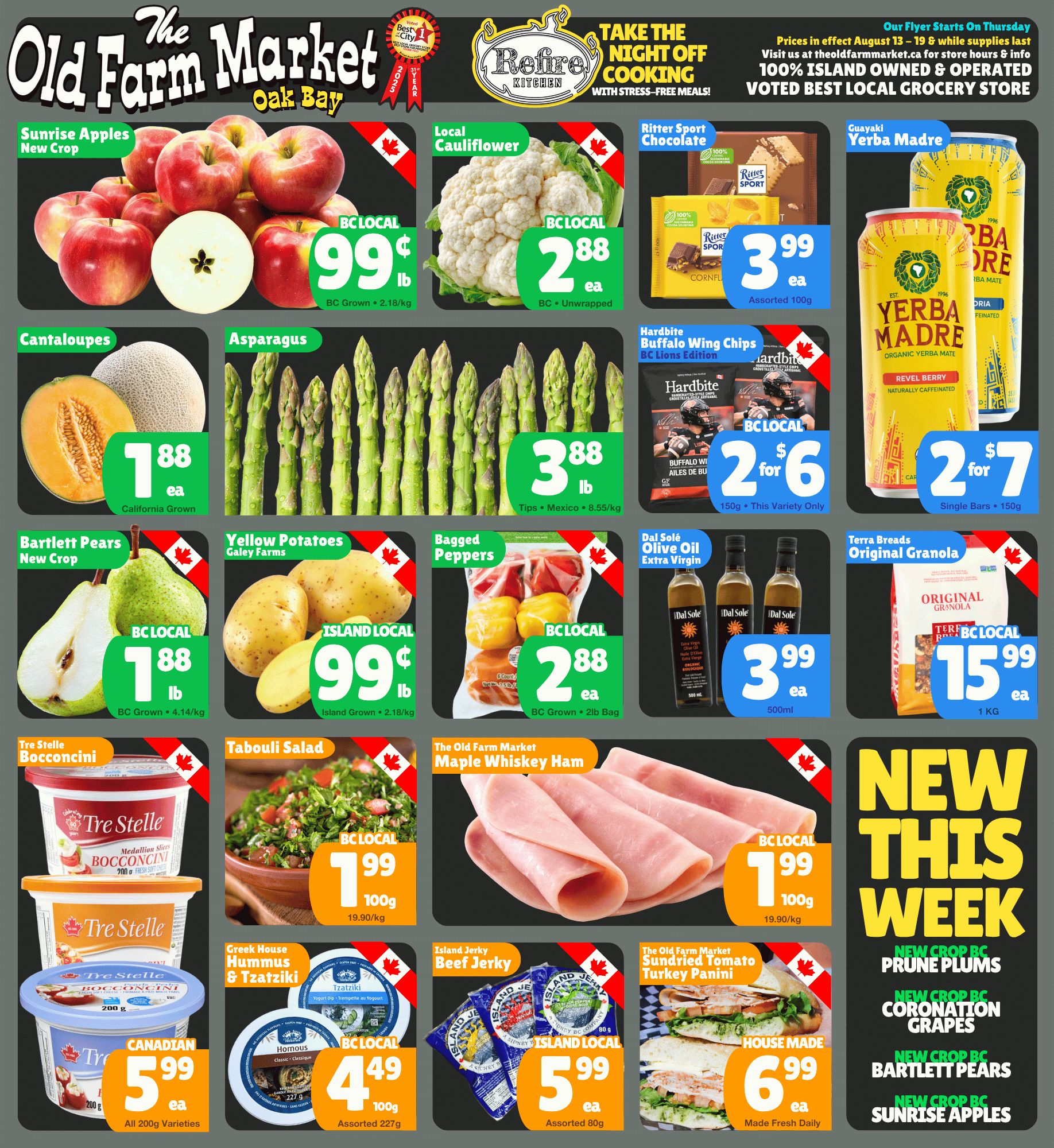 The Old Farm Market (Victoria) Flyer August 13 to 19