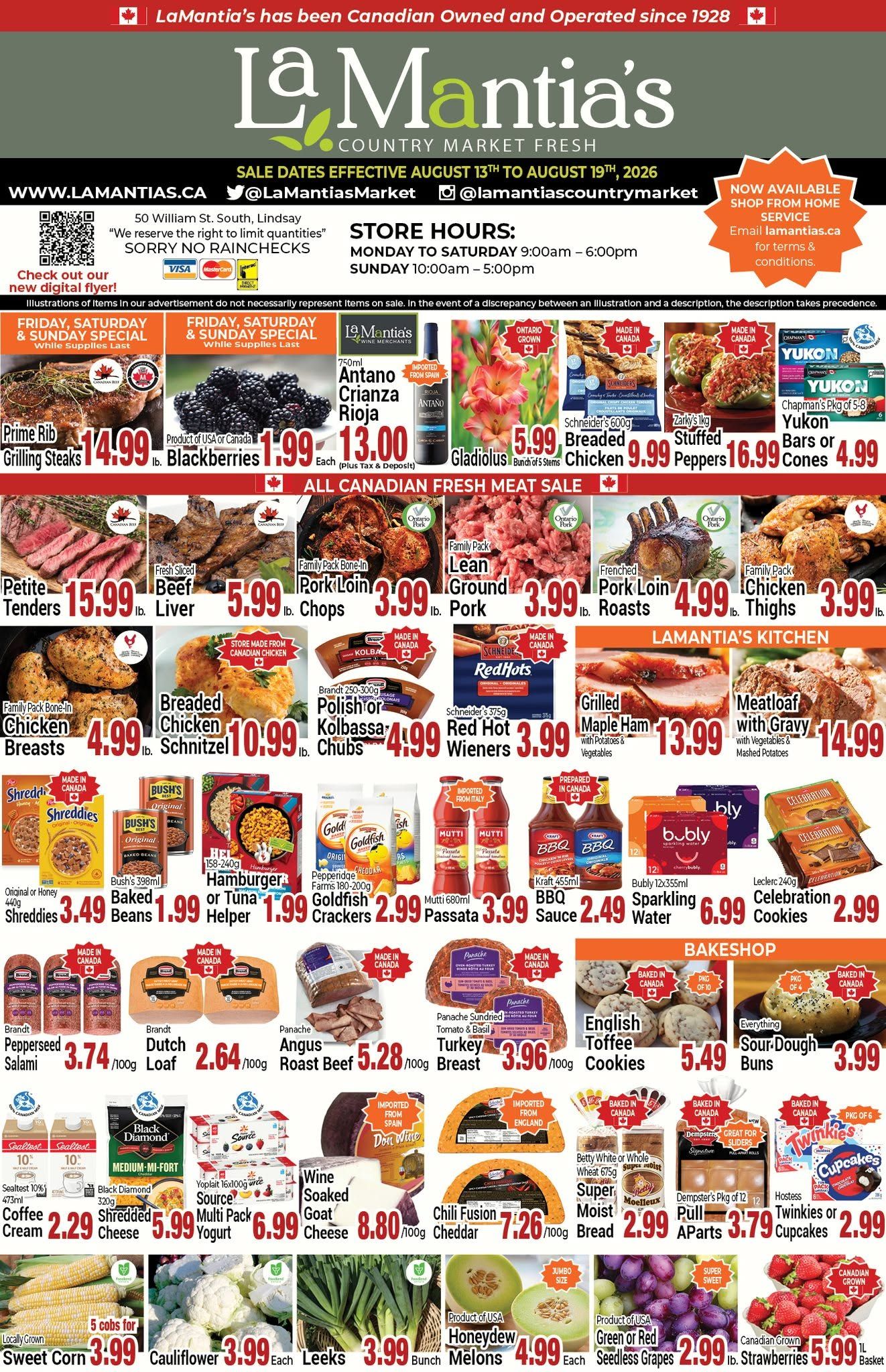 LaMantia's Flyer August 13 to 19