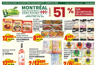 Btrust Supermarket (Montreal) Flyer August 13 to 19