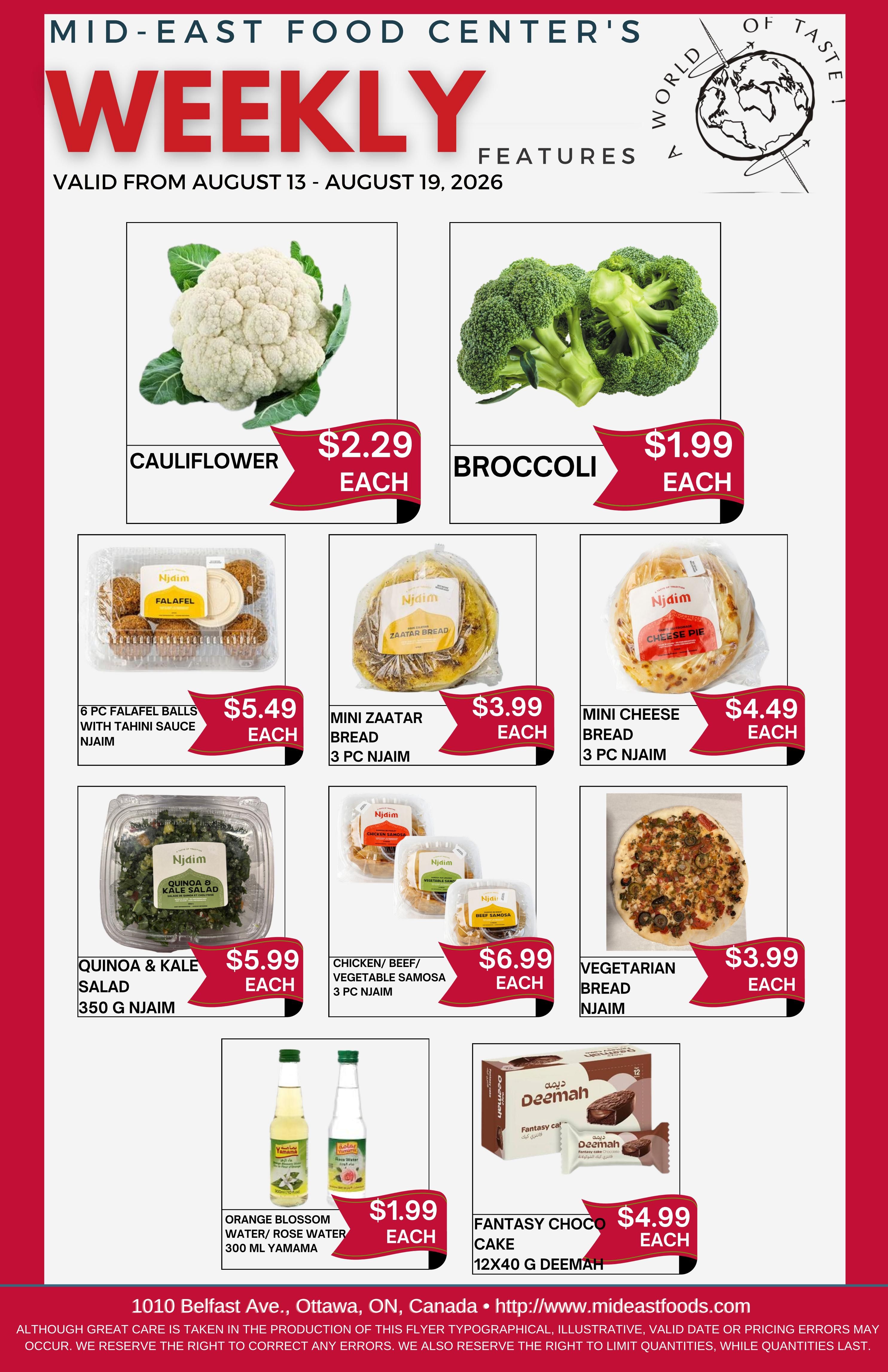 Mid-East Food Centre Flyer August 13 to 19