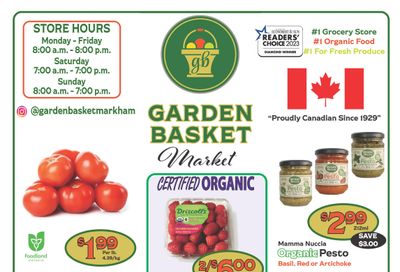 The Garden Basket Flyer August 13 to 19