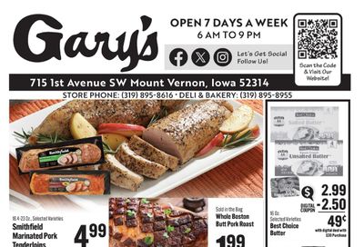 Gary's Foods (Cedar Rapids Area, IA) Weekly Ad August 12 - 18, 2026