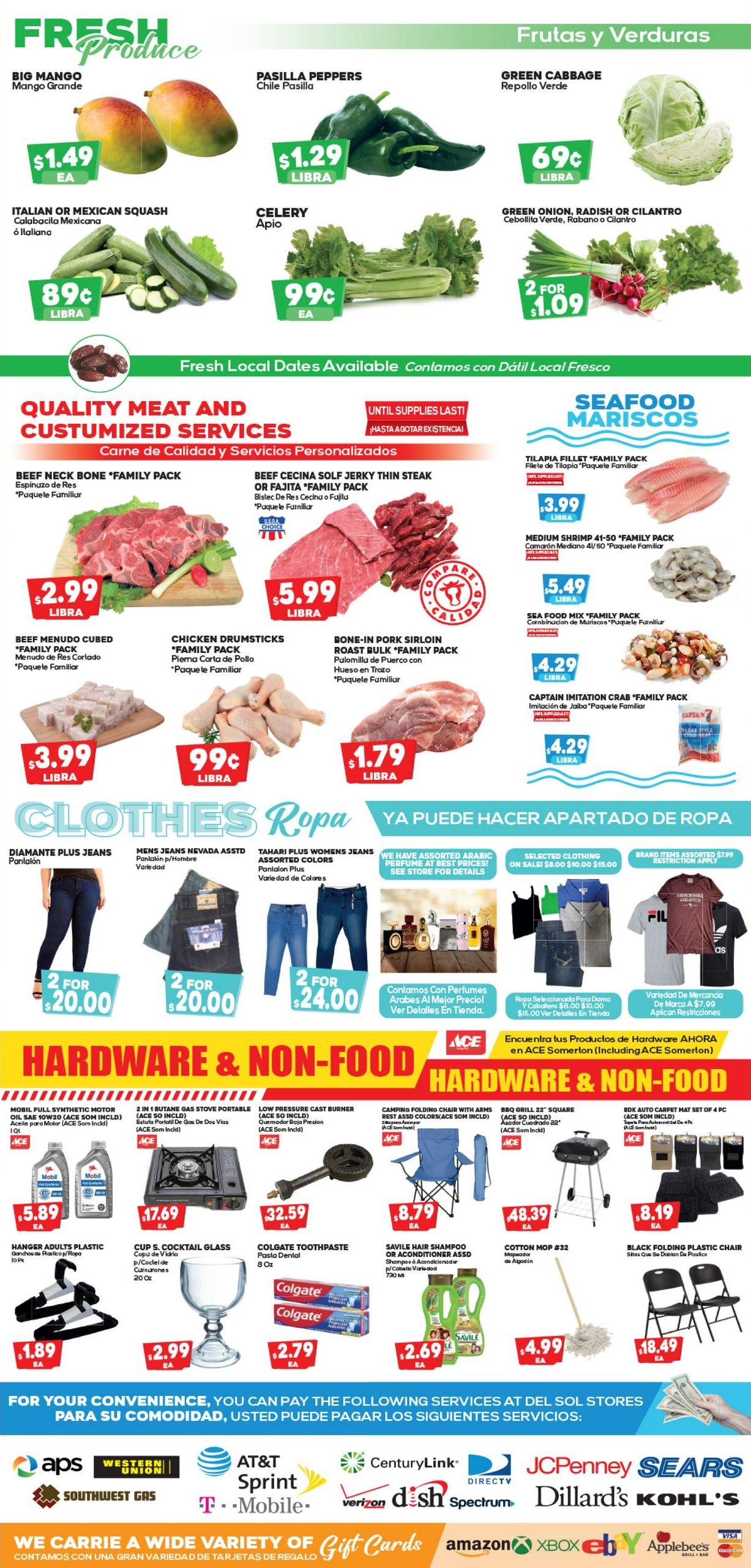 Del Sol IGA Weekly Ad August 12 - 18, 2026