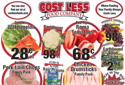 Cost Less Foods Weekly Ad August 12 - 18, 2026