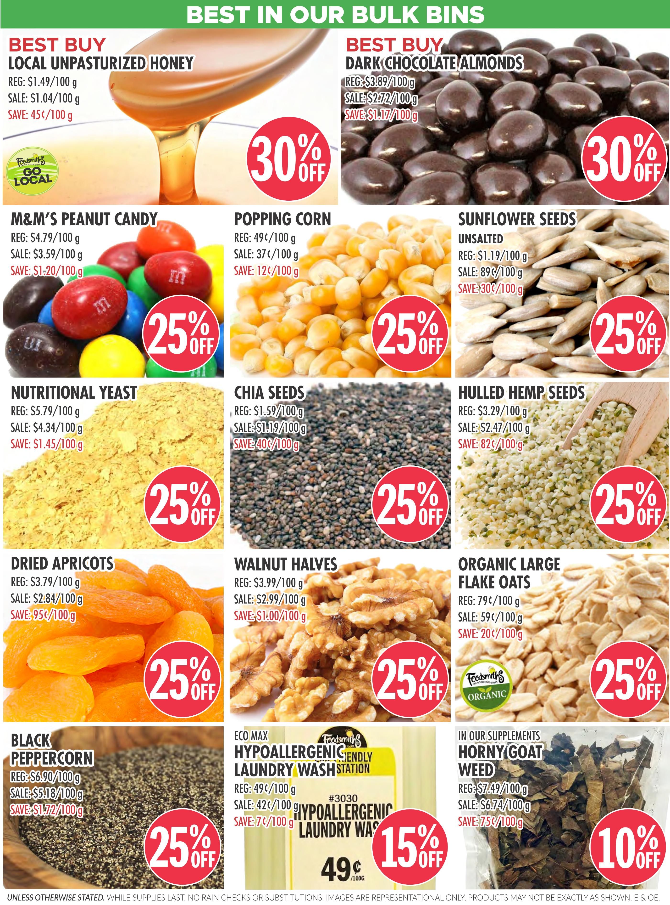 Foodsmiths Flyer August 13 to 20