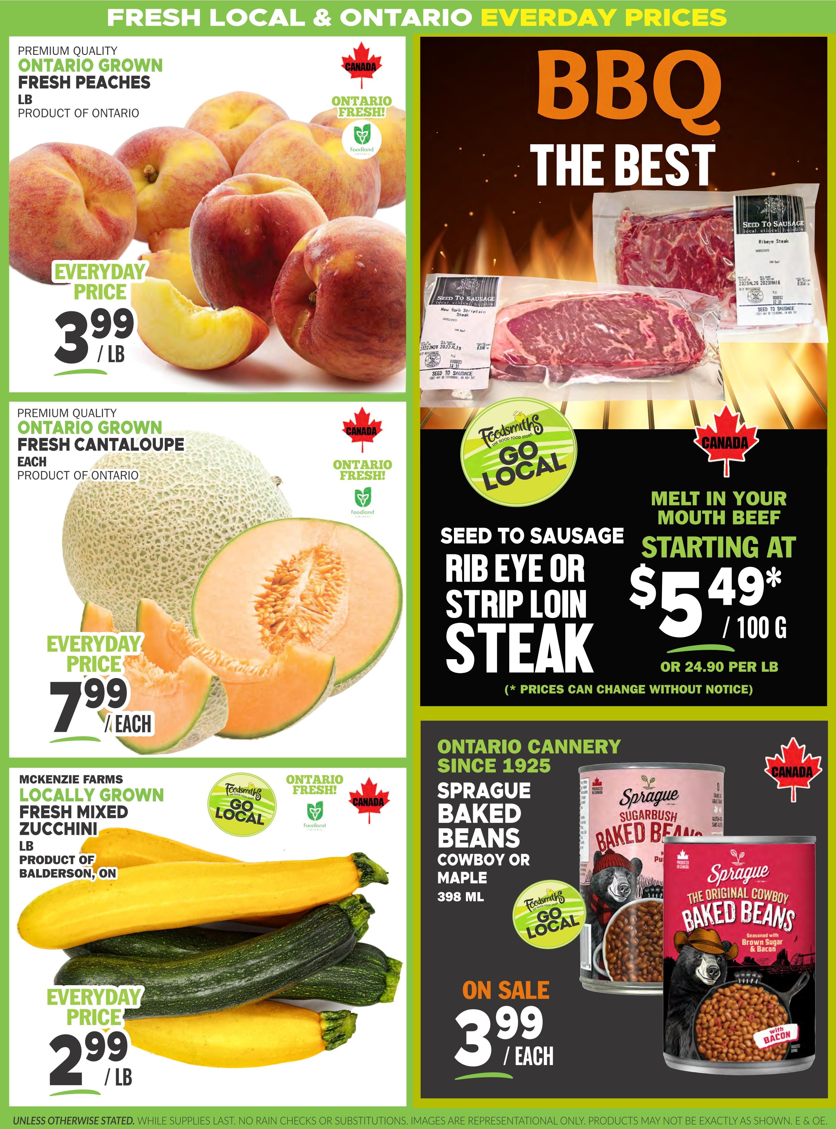 Foodsmiths Flyer August 13 to 20