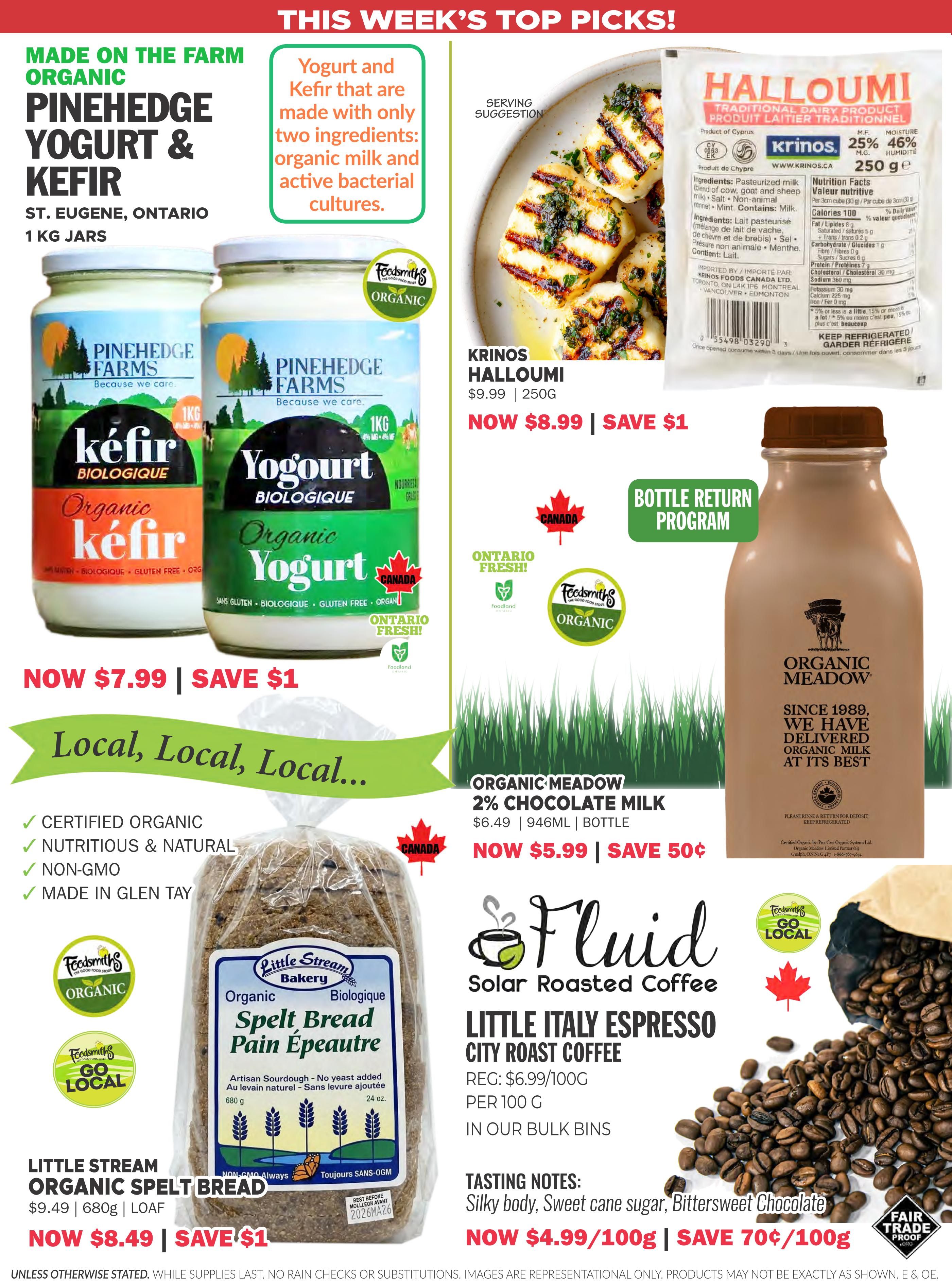Foodsmiths Flyer August 13 to 20