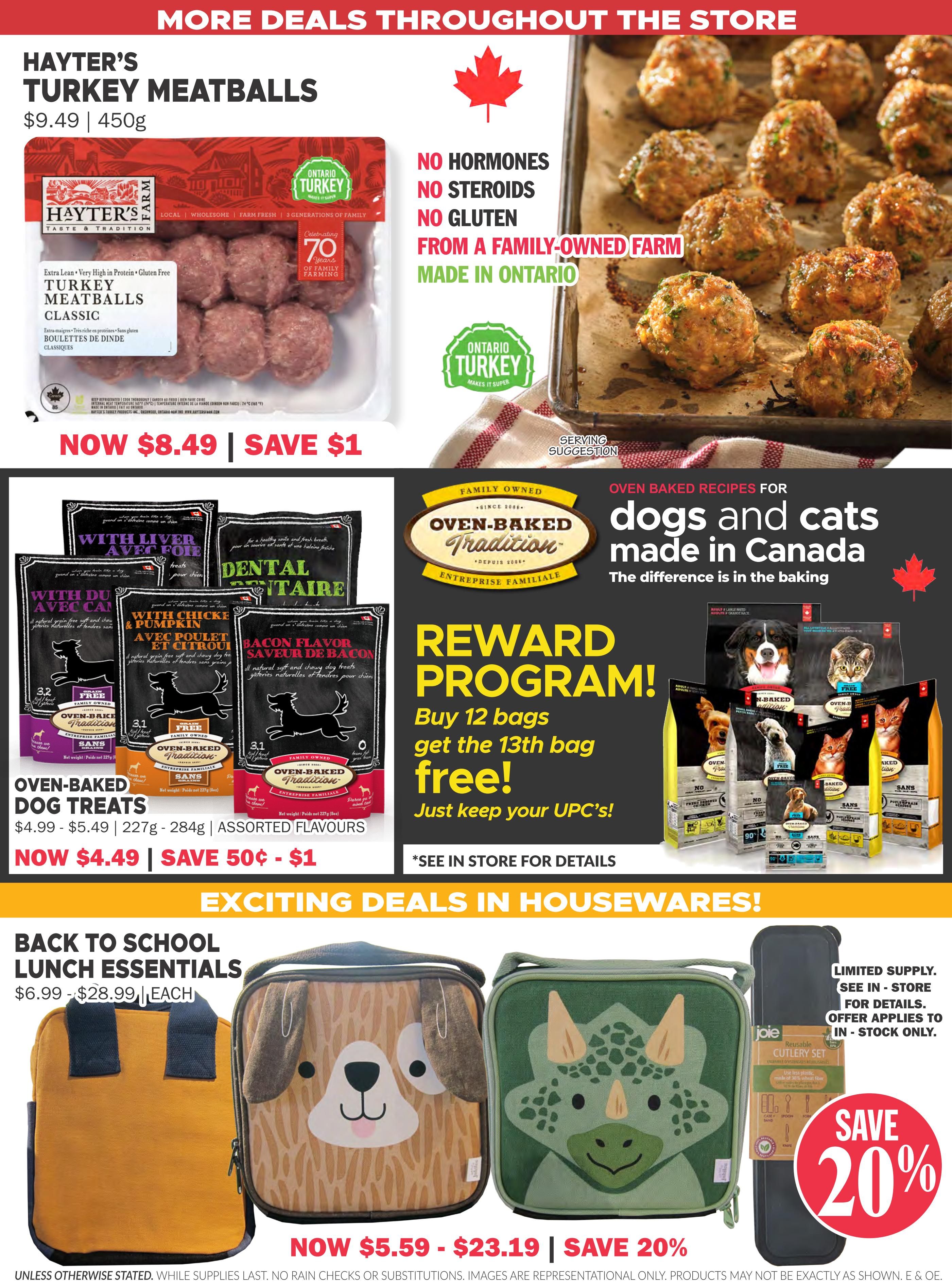 Foodsmiths Flyer August 13 to 20
