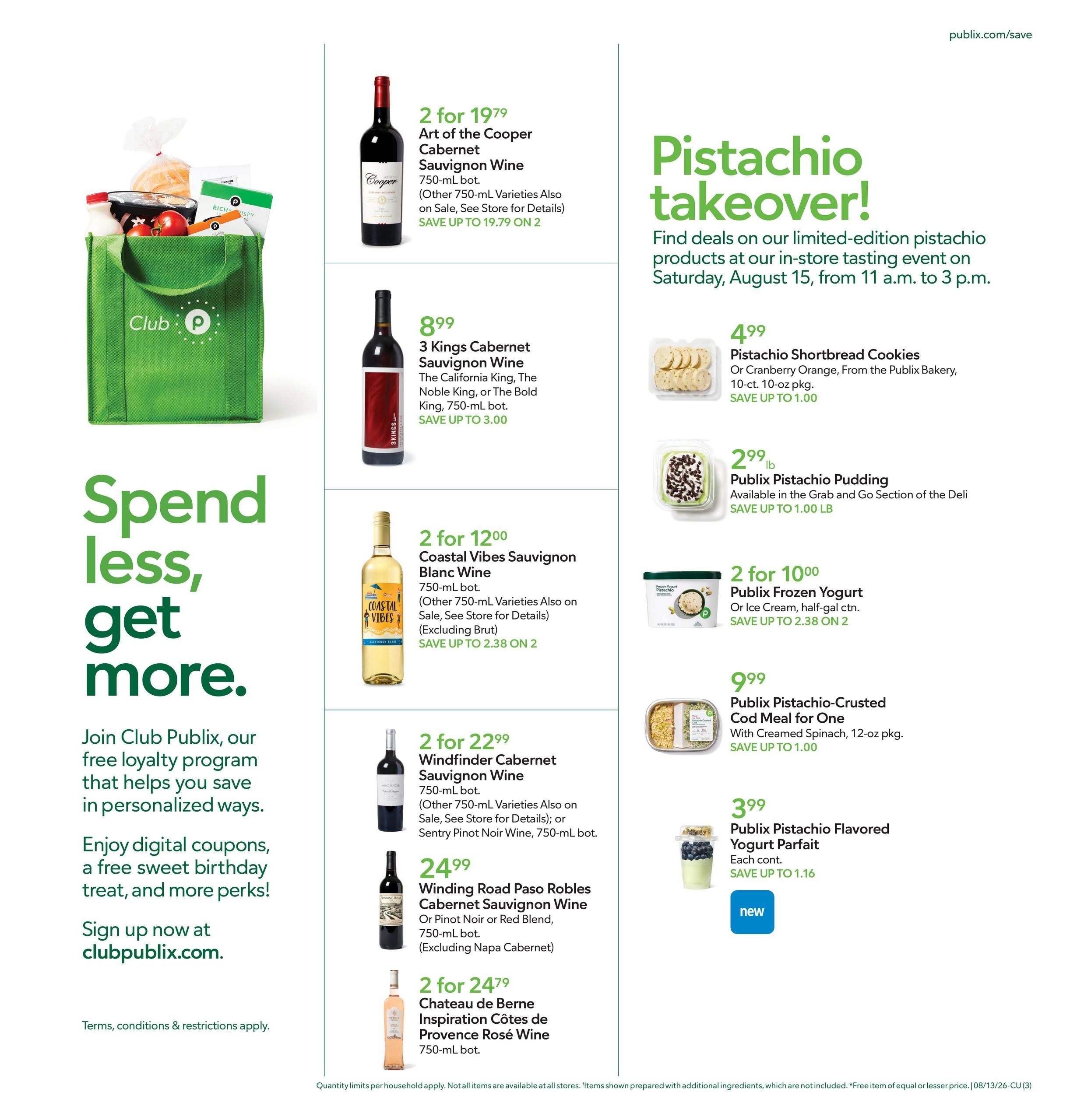 Publix (IN, KY, OH) Weekly Ad August 12 - 19, 2026