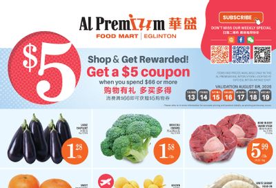 Al Premium Food Mart (Eglinton Ave.) Flyer August 13 to 19