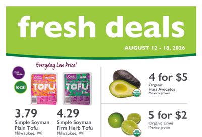 Outpost Natural Foods Weekly Ad August 12 - 18, 2026