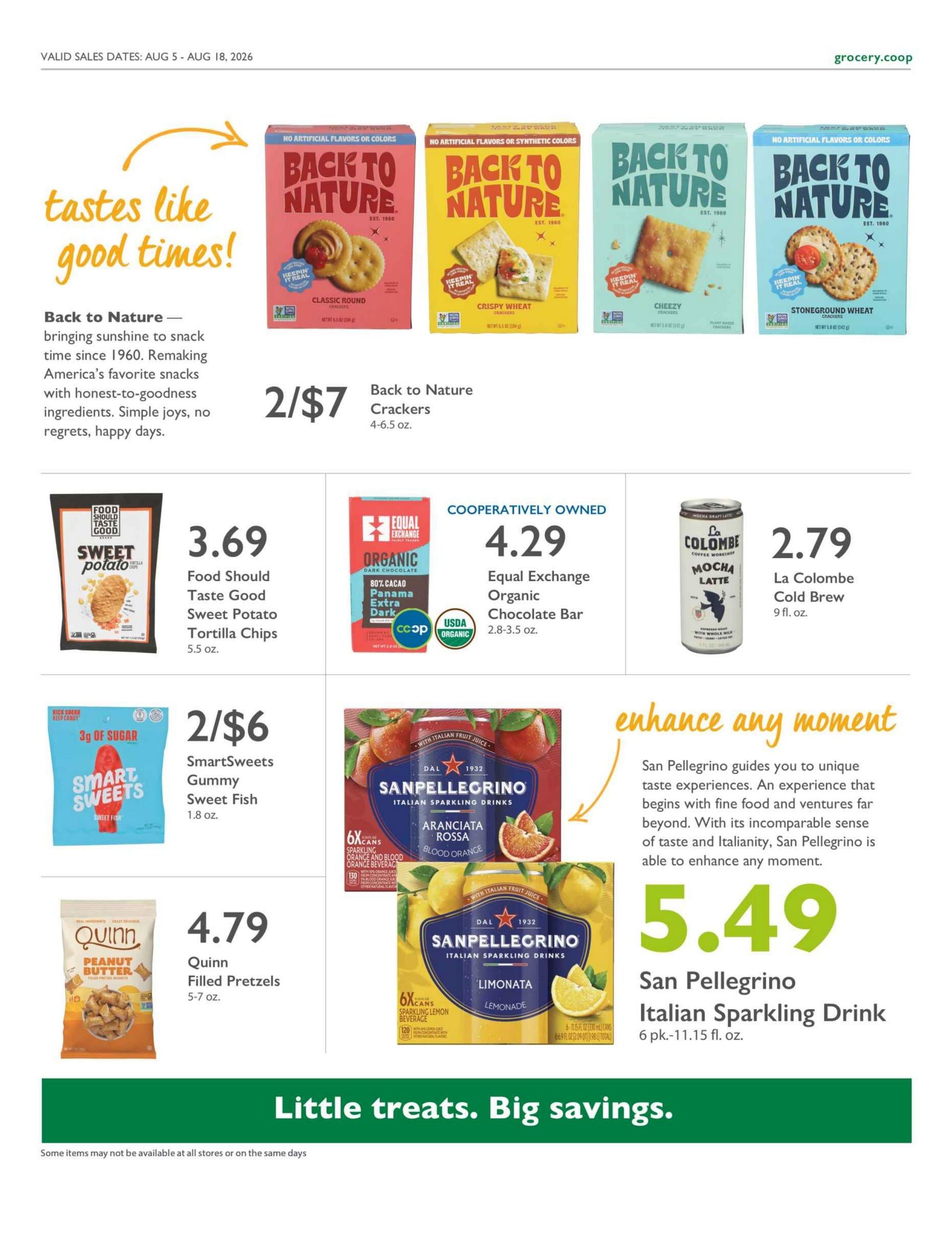 Outpost Natural Foods Weekly Ad August 12 - 18, 2026
