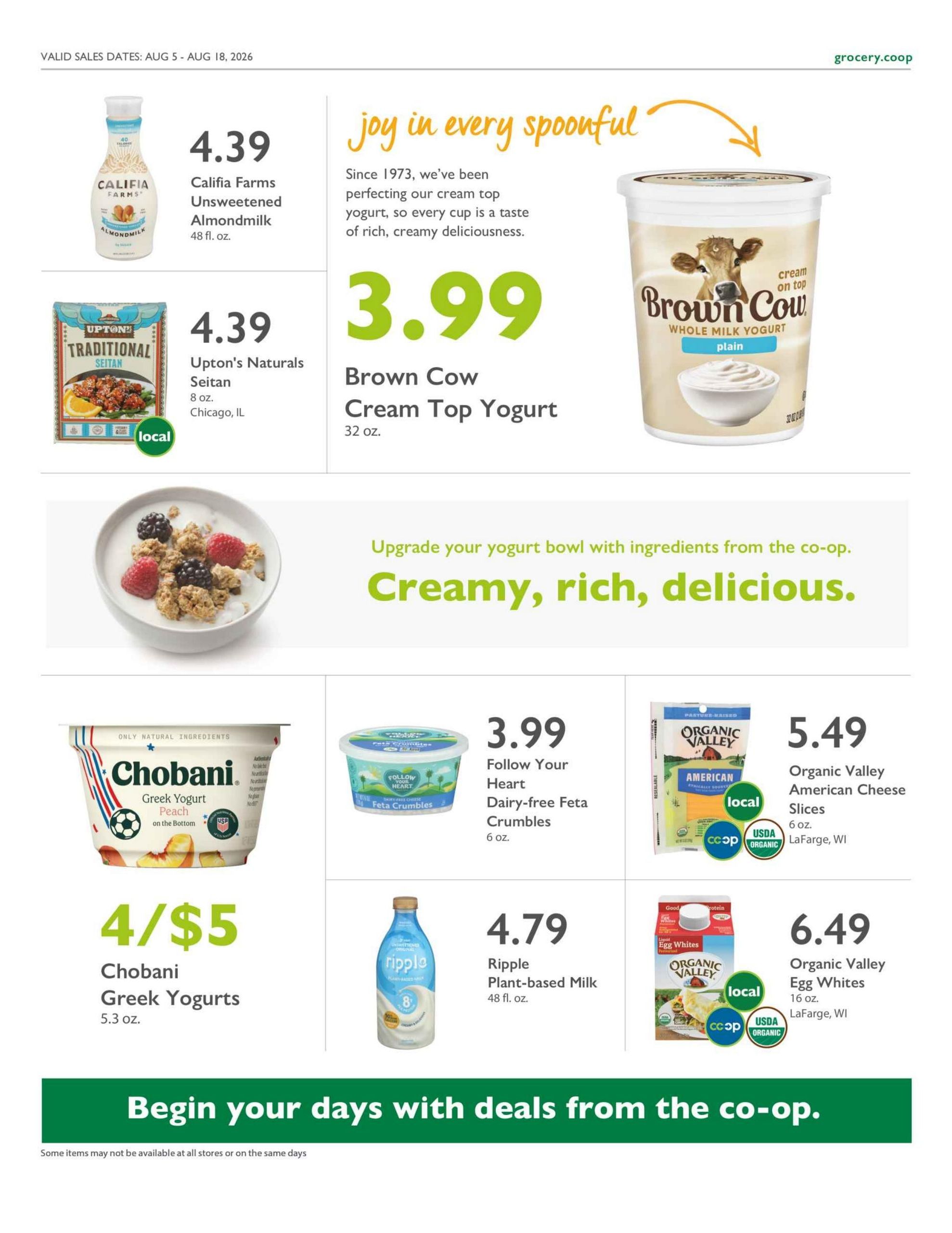 Outpost Natural Foods Weekly Ad August 12 - 18, 2026