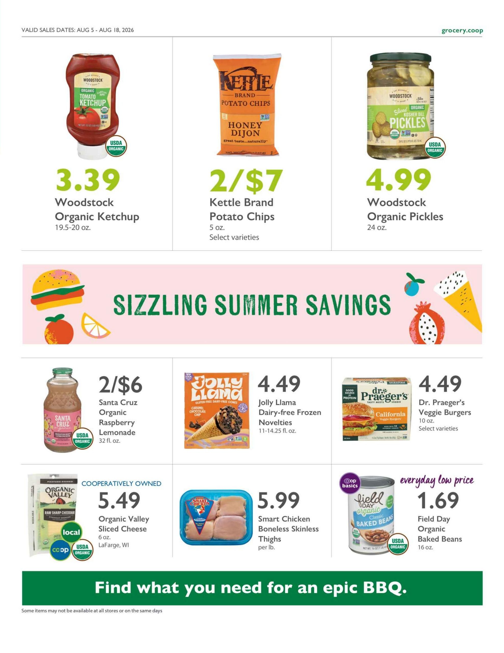 Outpost Natural Foods Weekly Ad August 12 - 18, 2026