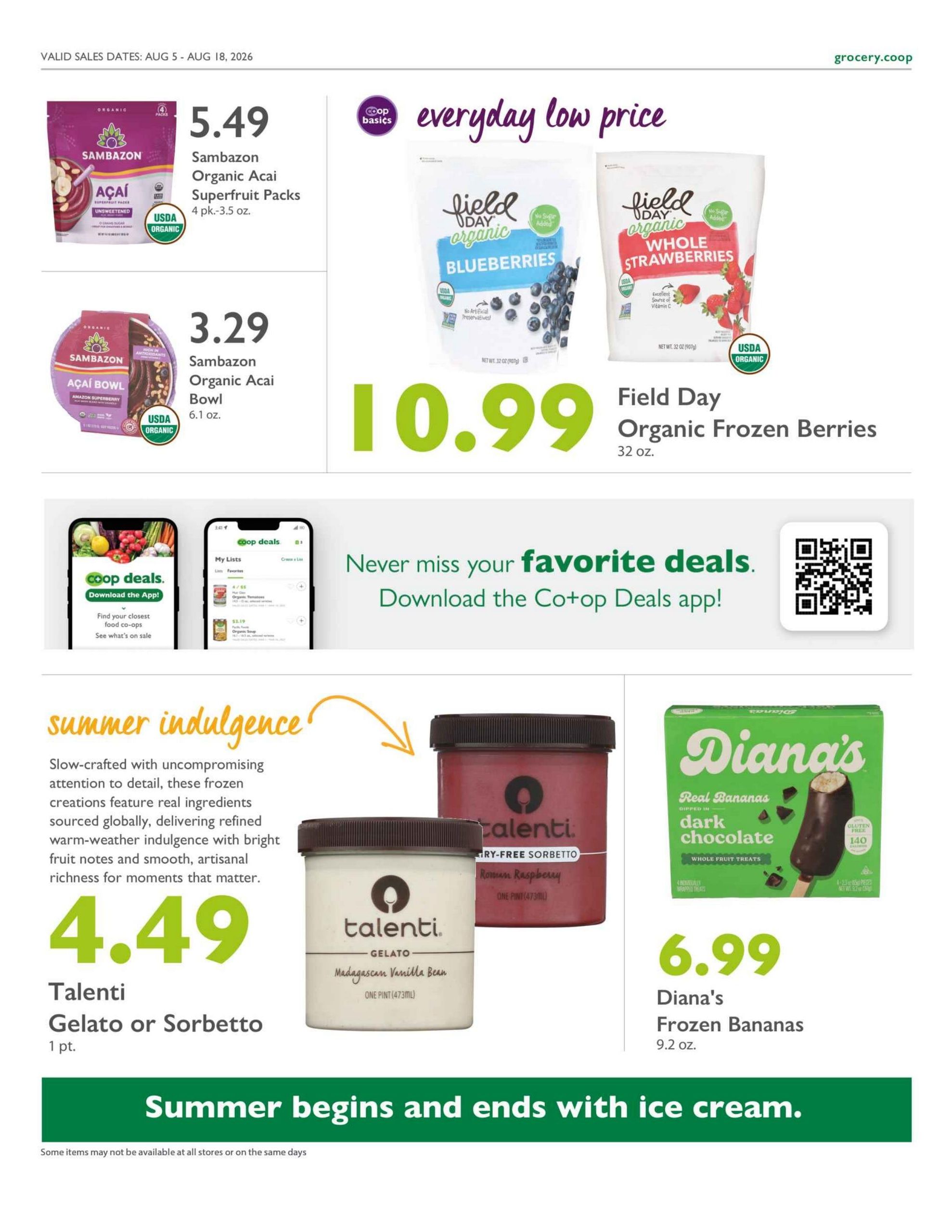 Outpost Natural Foods Weekly Ad August 12 - 18, 2026