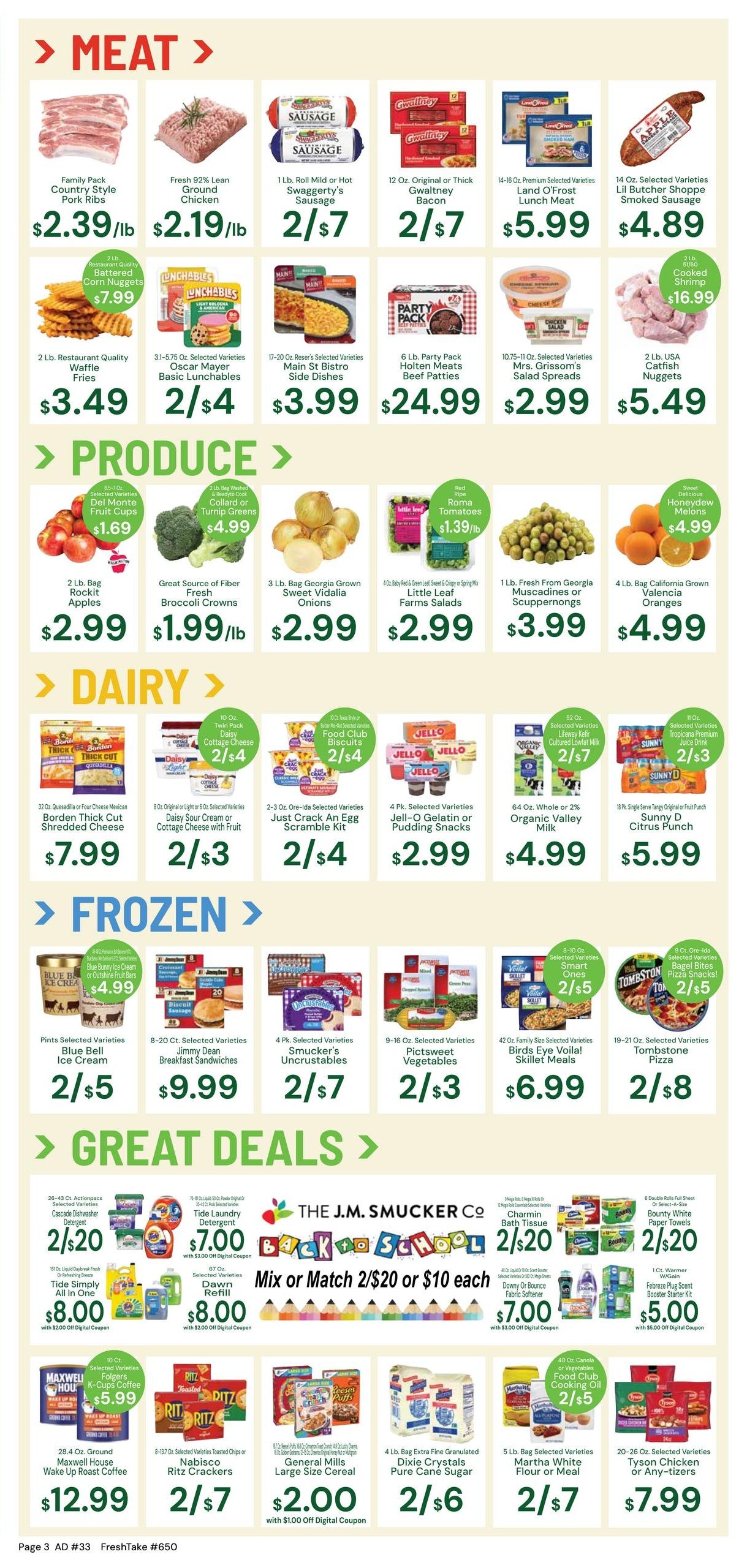 FreshTake Weekly Ad August 12 - 18, 2026