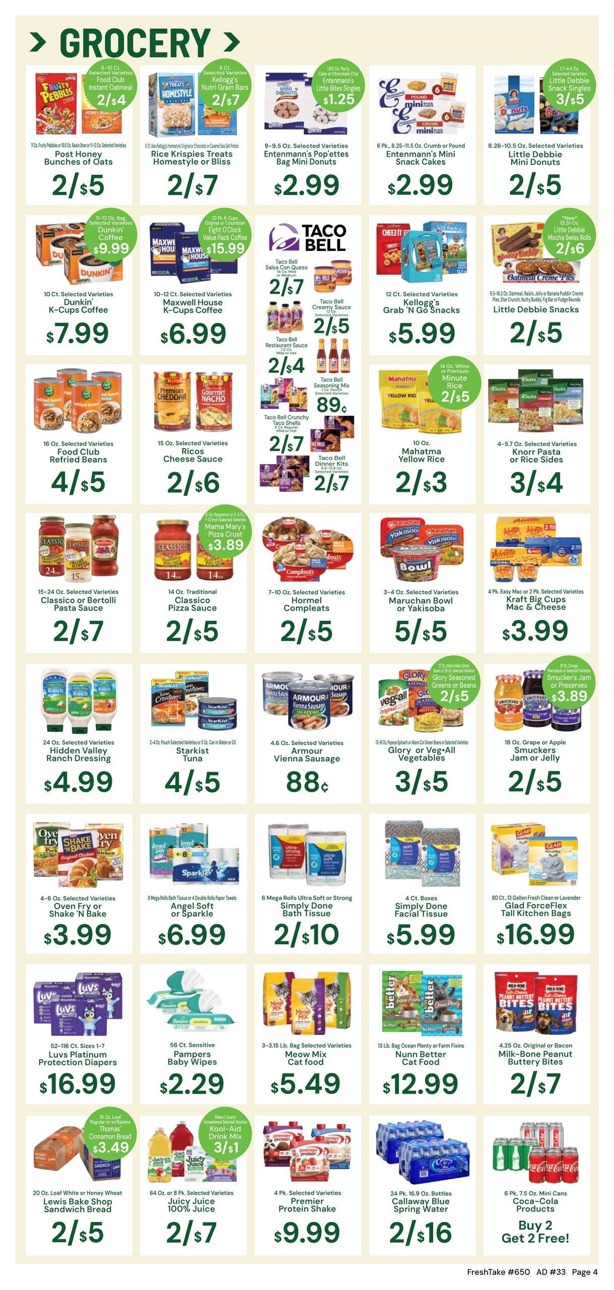FreshTake Weekly Ad August 12 - 18, 2026