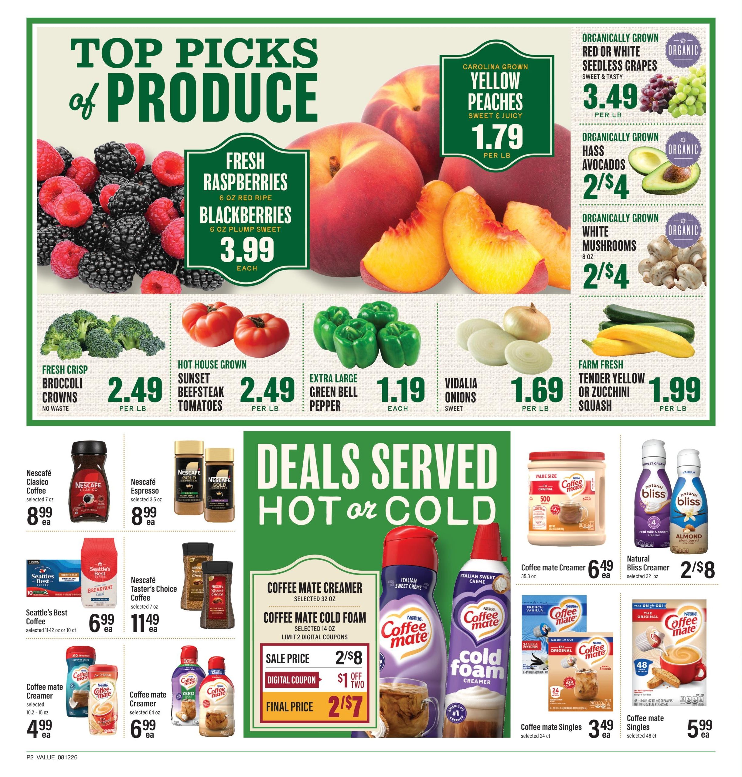 Lowes Foods (GA, NC, SC) Weekly Ad August 12 - 18, 2026