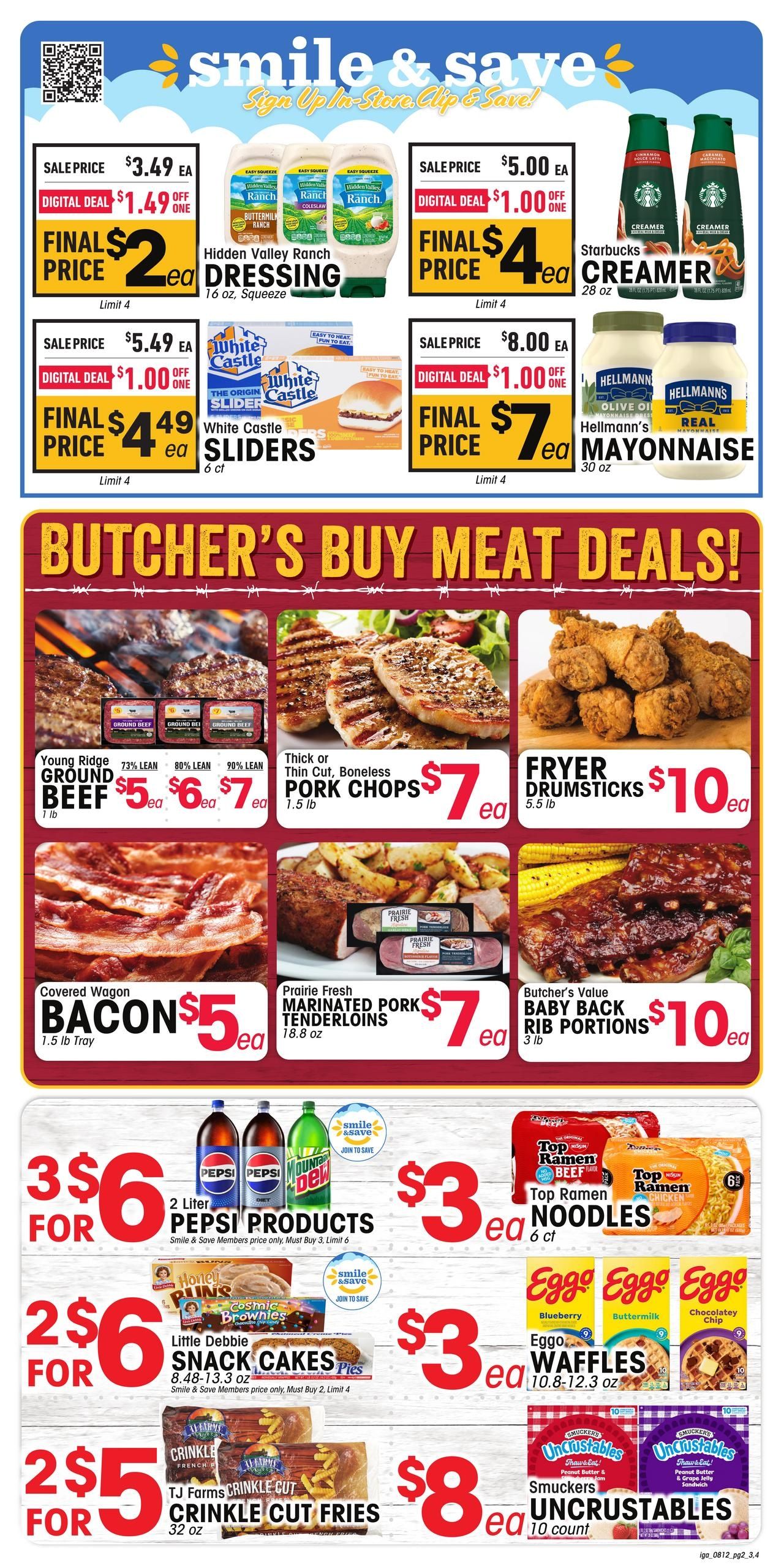 IGA Southeast (Augusta–Macon Area, GA) Weekly Ad August 12 - 18, 2026