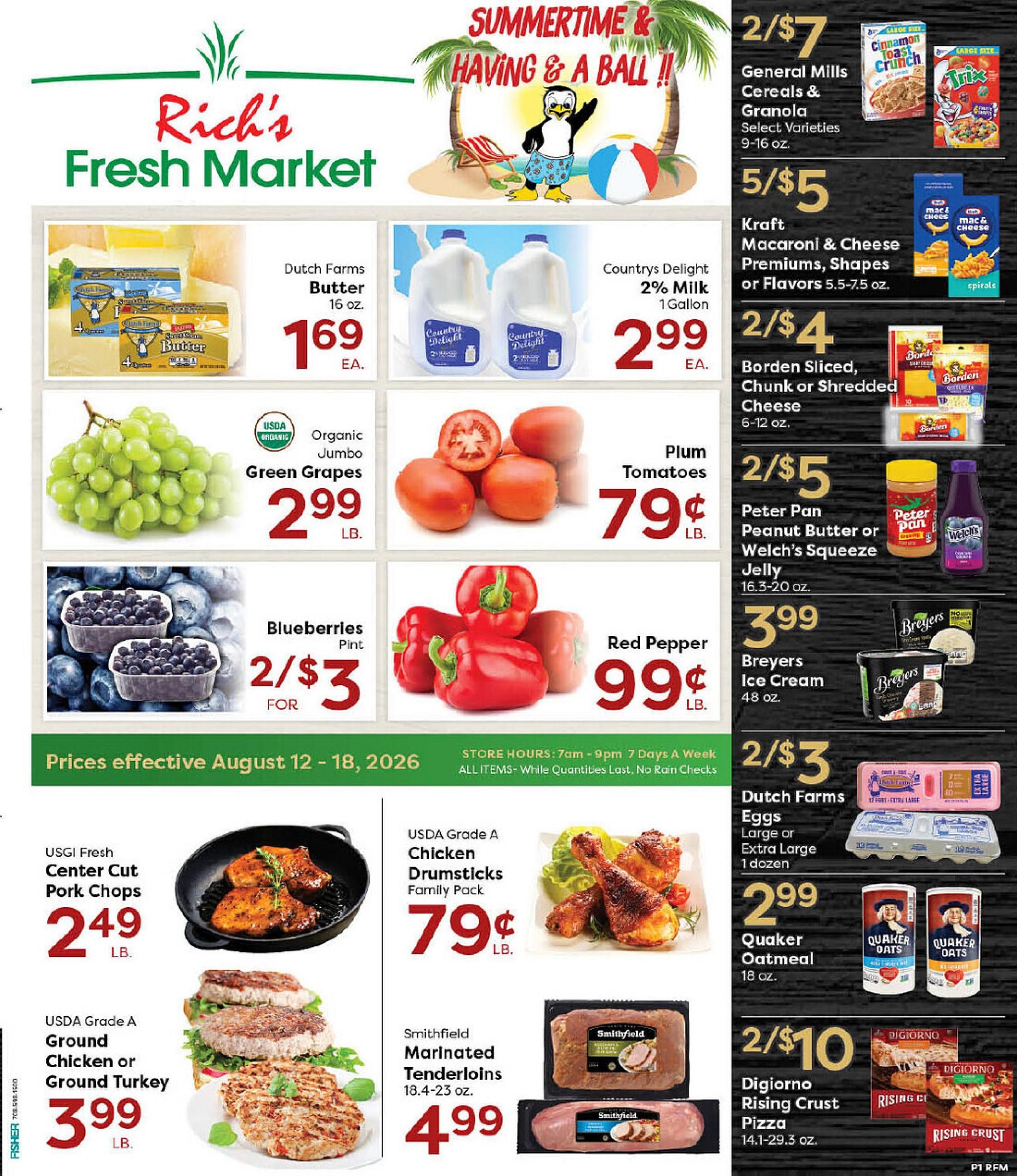 Rich's Fresh Market (Chicago–Lincolnwood Area, IL) Weekly Ad August 12 - 18, 2026