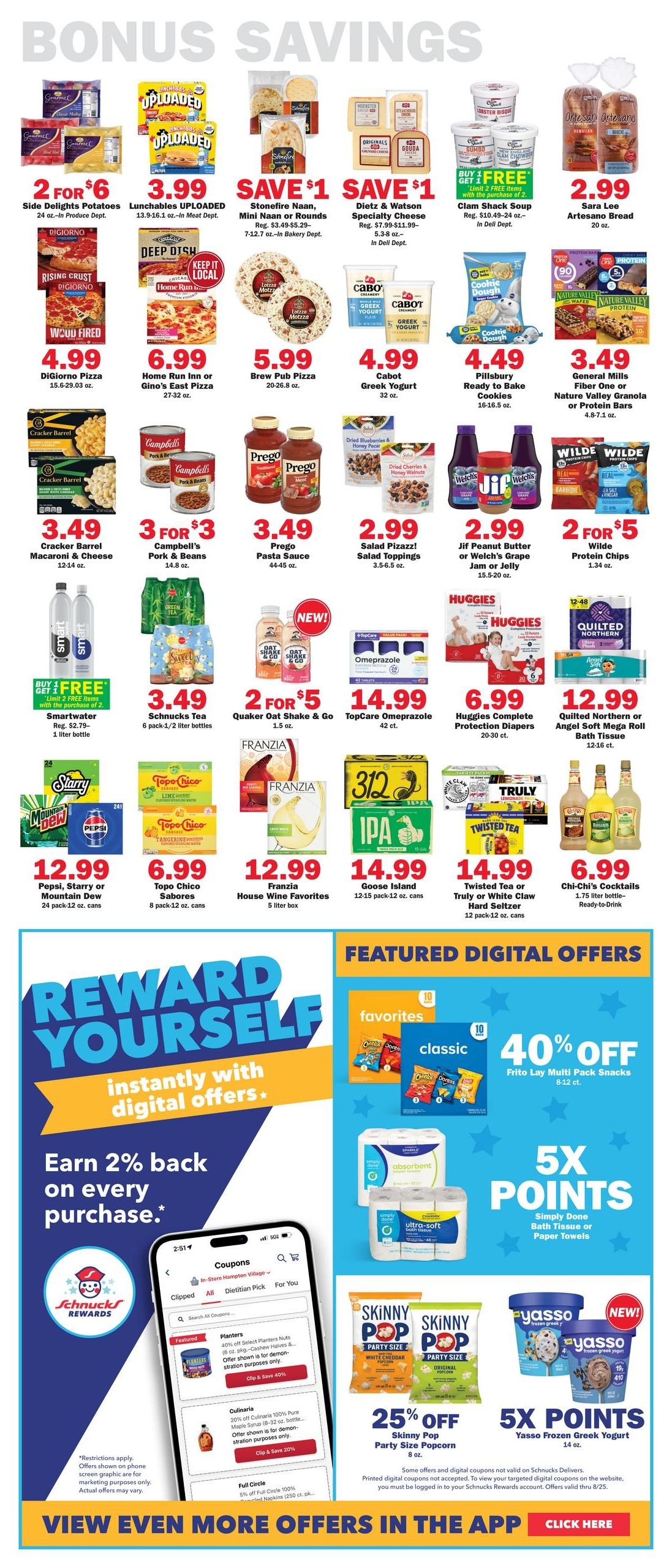 Schnucks (Loves Park–Rockford Area, IL) Weekly Print Weekly Ad August 19 - 25, 2026
