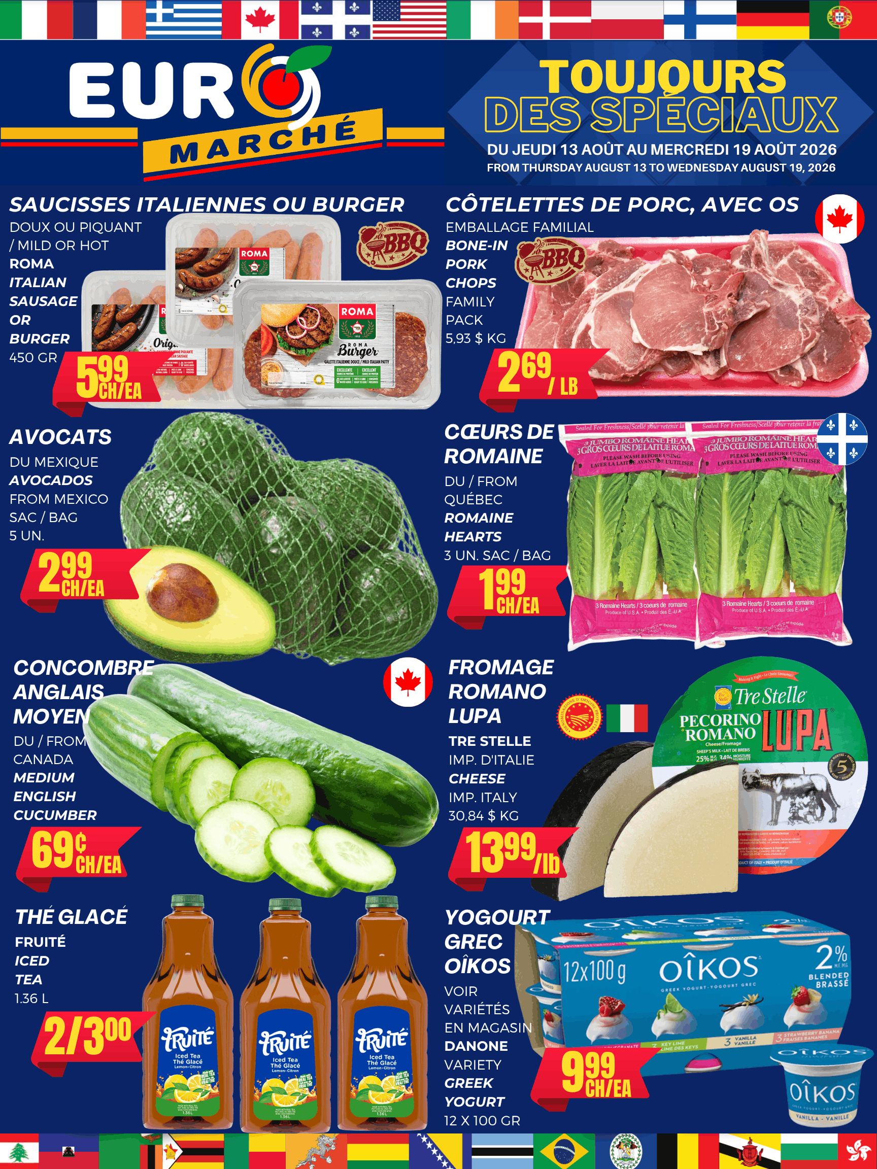 Euro Marche Flyer August 13 to 19