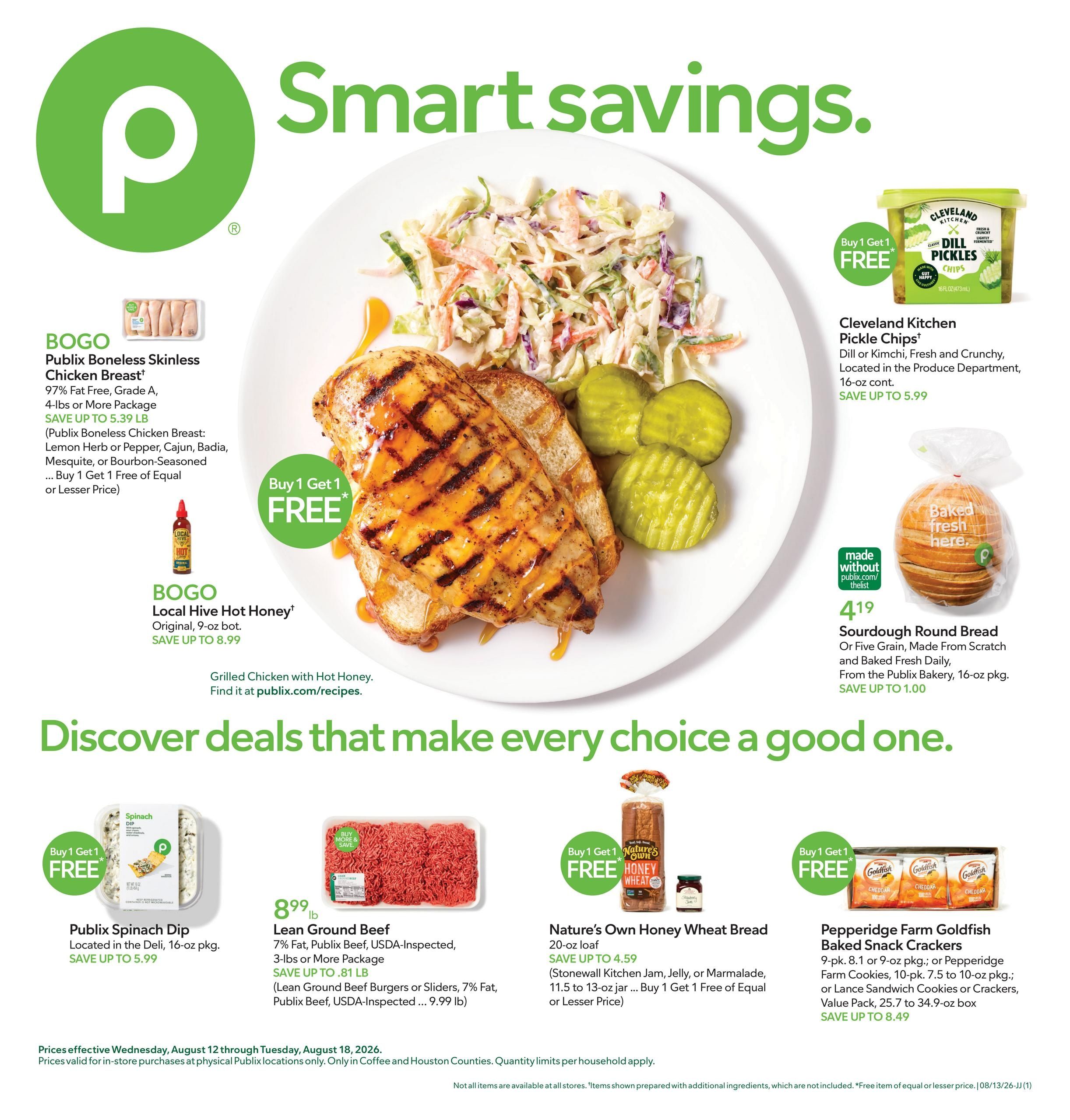 Publix (Dothan Area, AL) Weekly Ad August 12 - 18, 2026