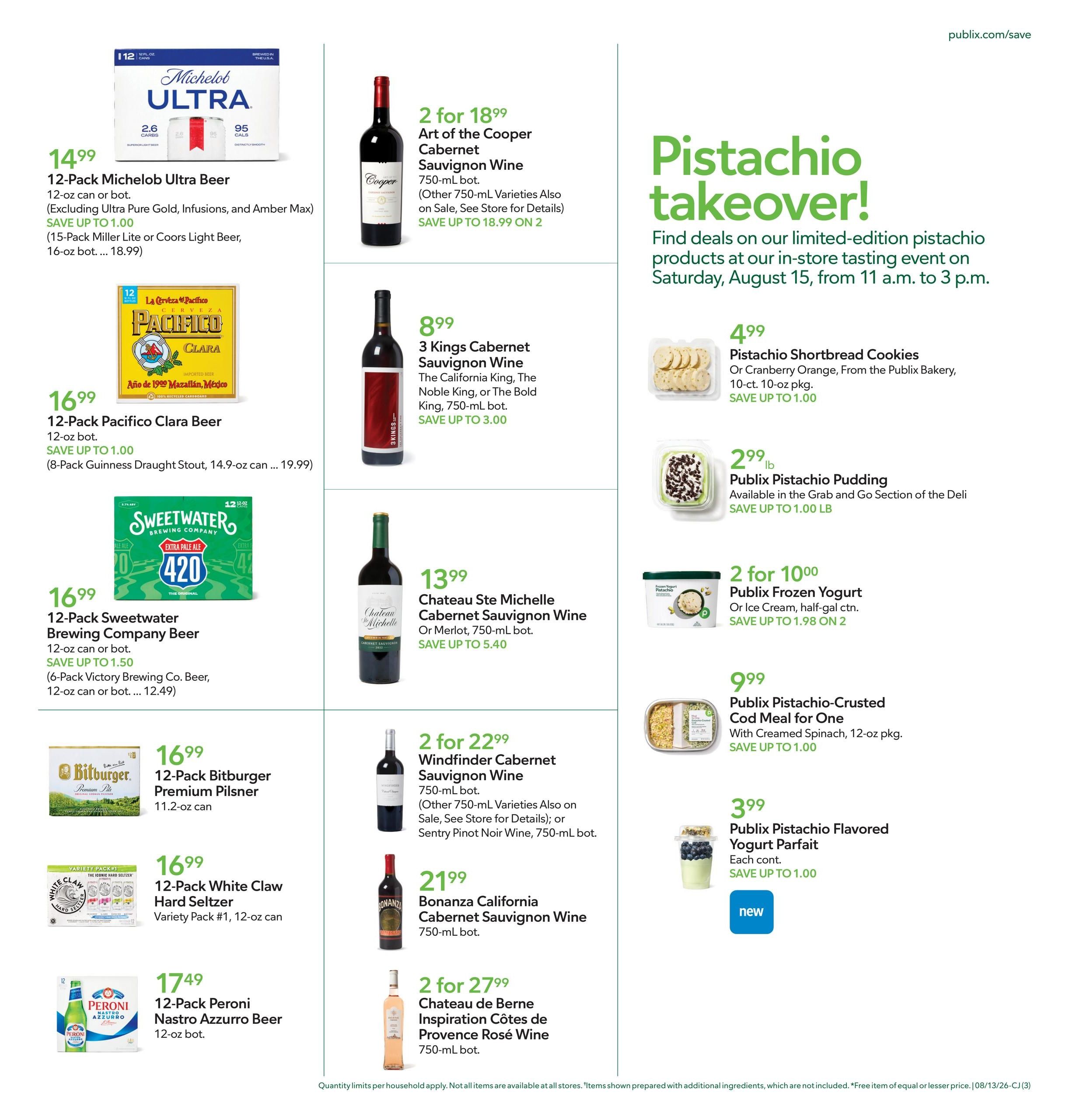 Publix (New Bern–Bridgeton Area, NC) Weekly Ad August 12 - 18, 2026