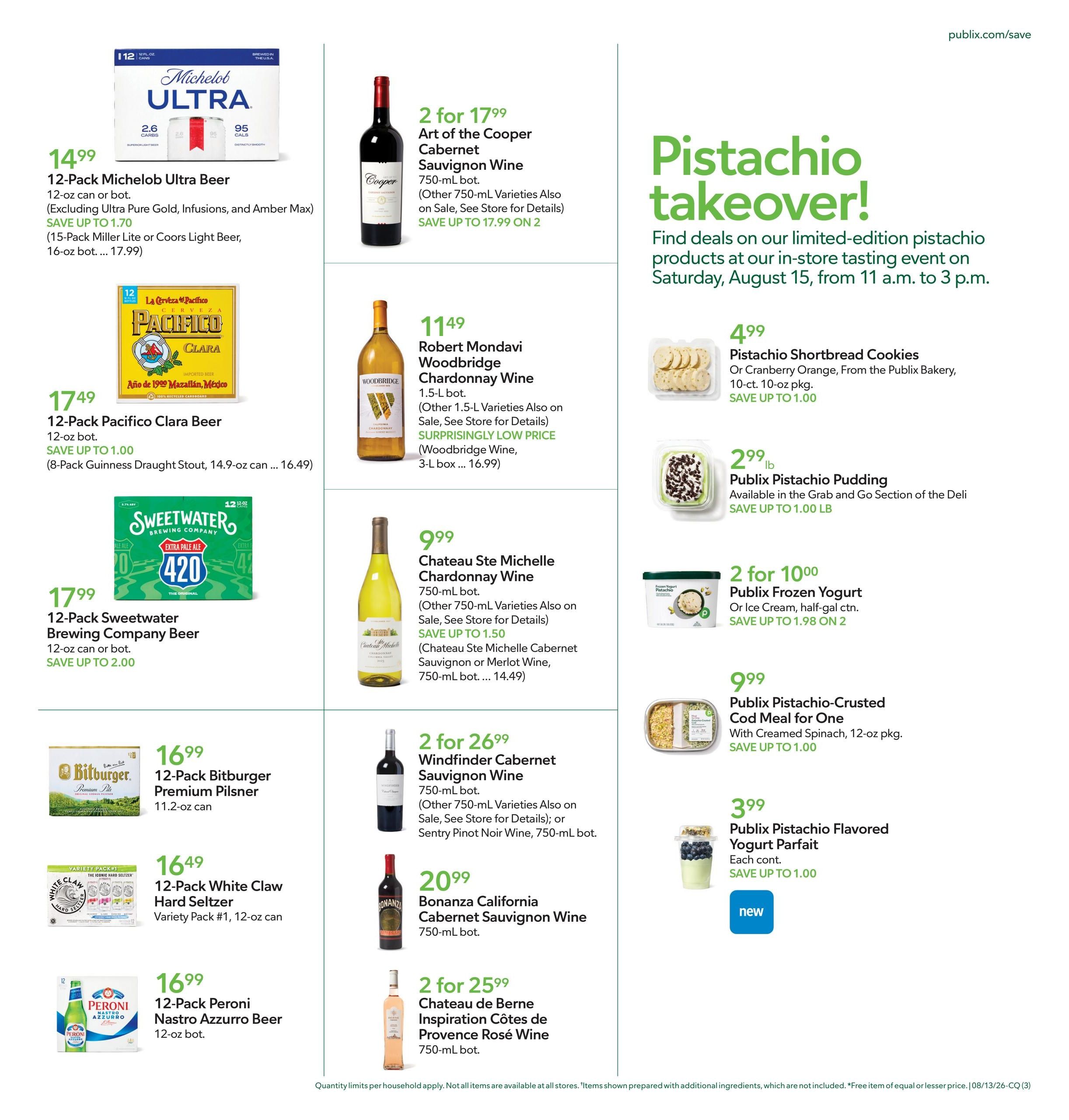 Publix (Dalton Area, GA) Weekly Ad August 12 - 18, 2026