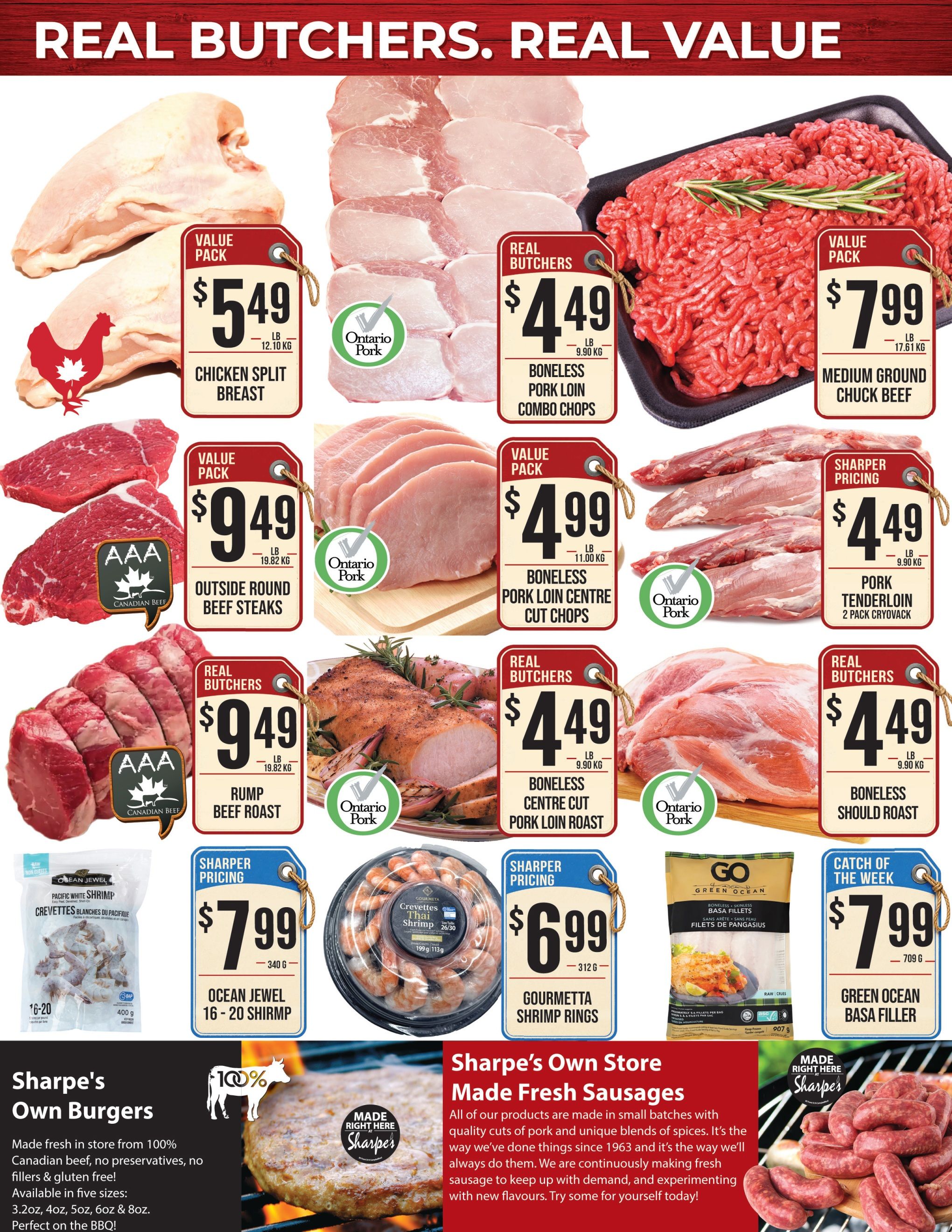 Sharpe's Food Market Flyer August 13 to 19