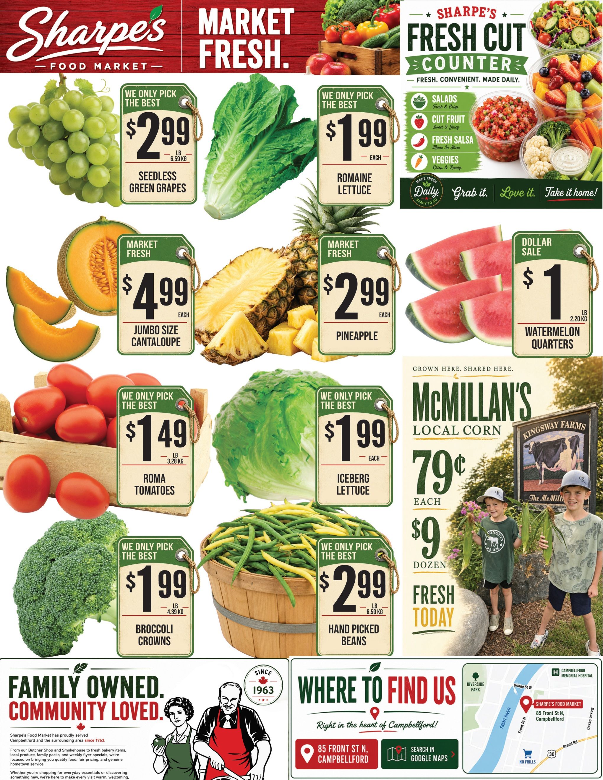 Sharpe's Food Market Flyer August 13 to 19