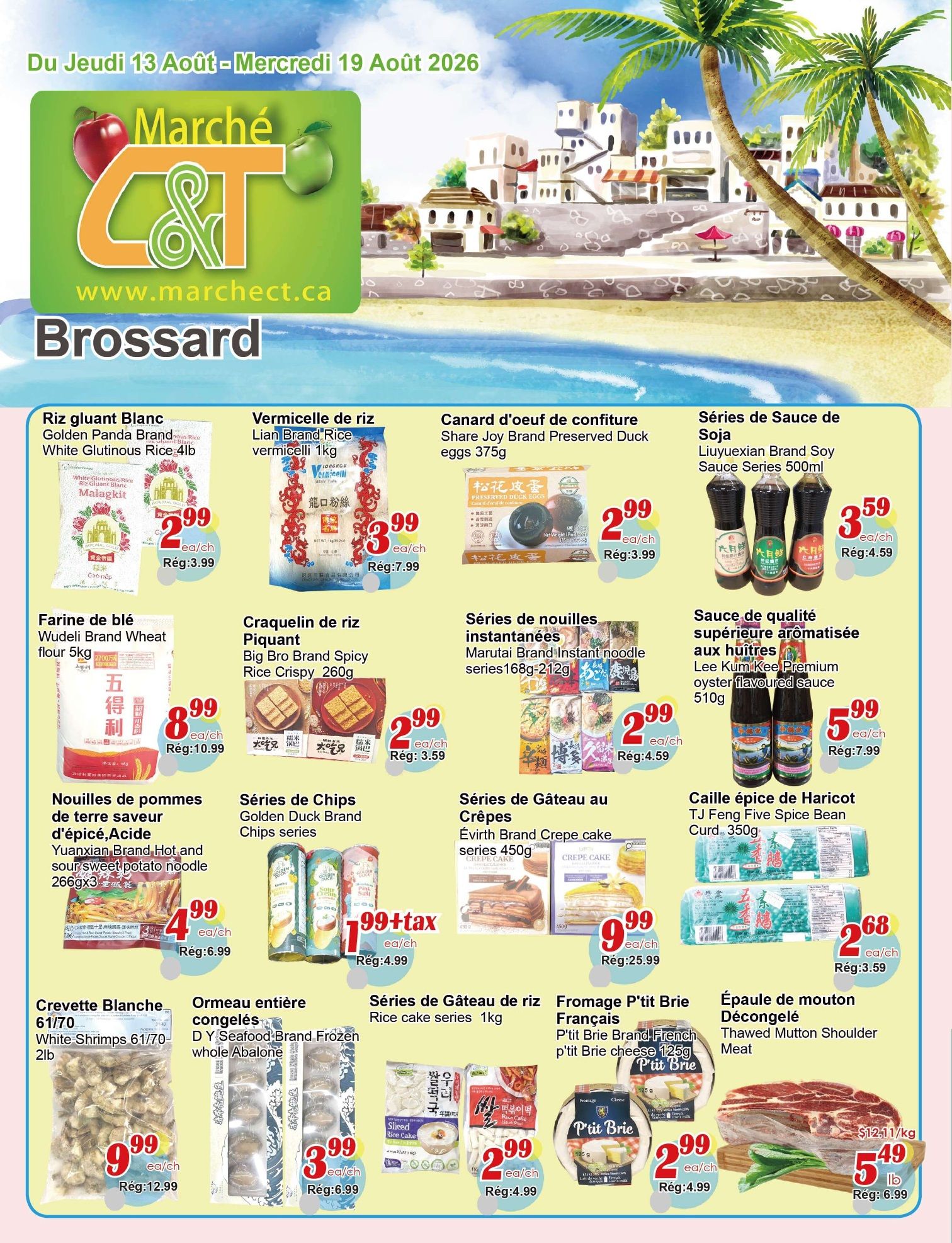 Marche C&T (Brossard) Flyer August 13 to 19