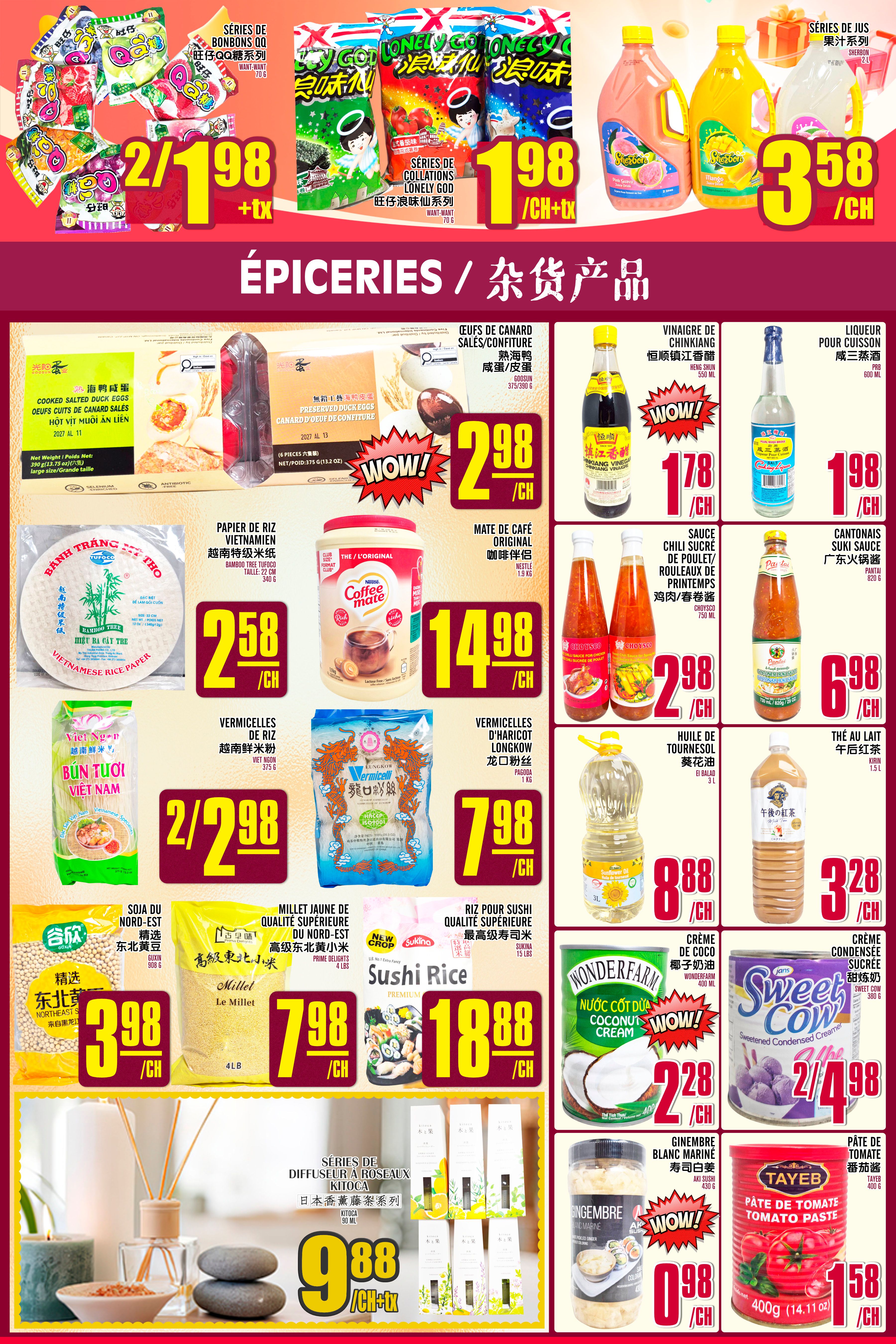 Marche Lian Tai Flyer August 13 to 19