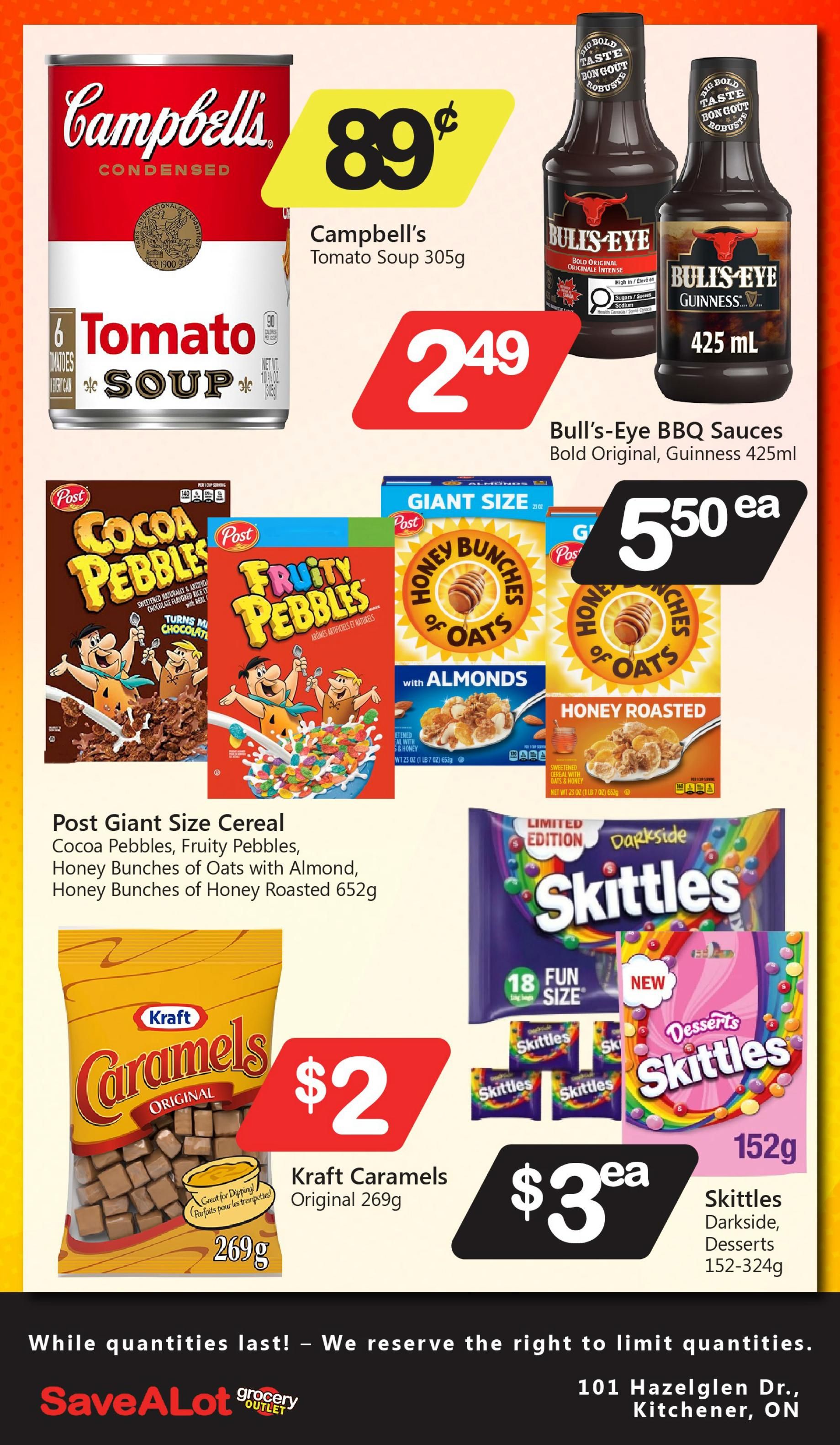 SaveALot Grocery Outlet Flyer August 13 to 19