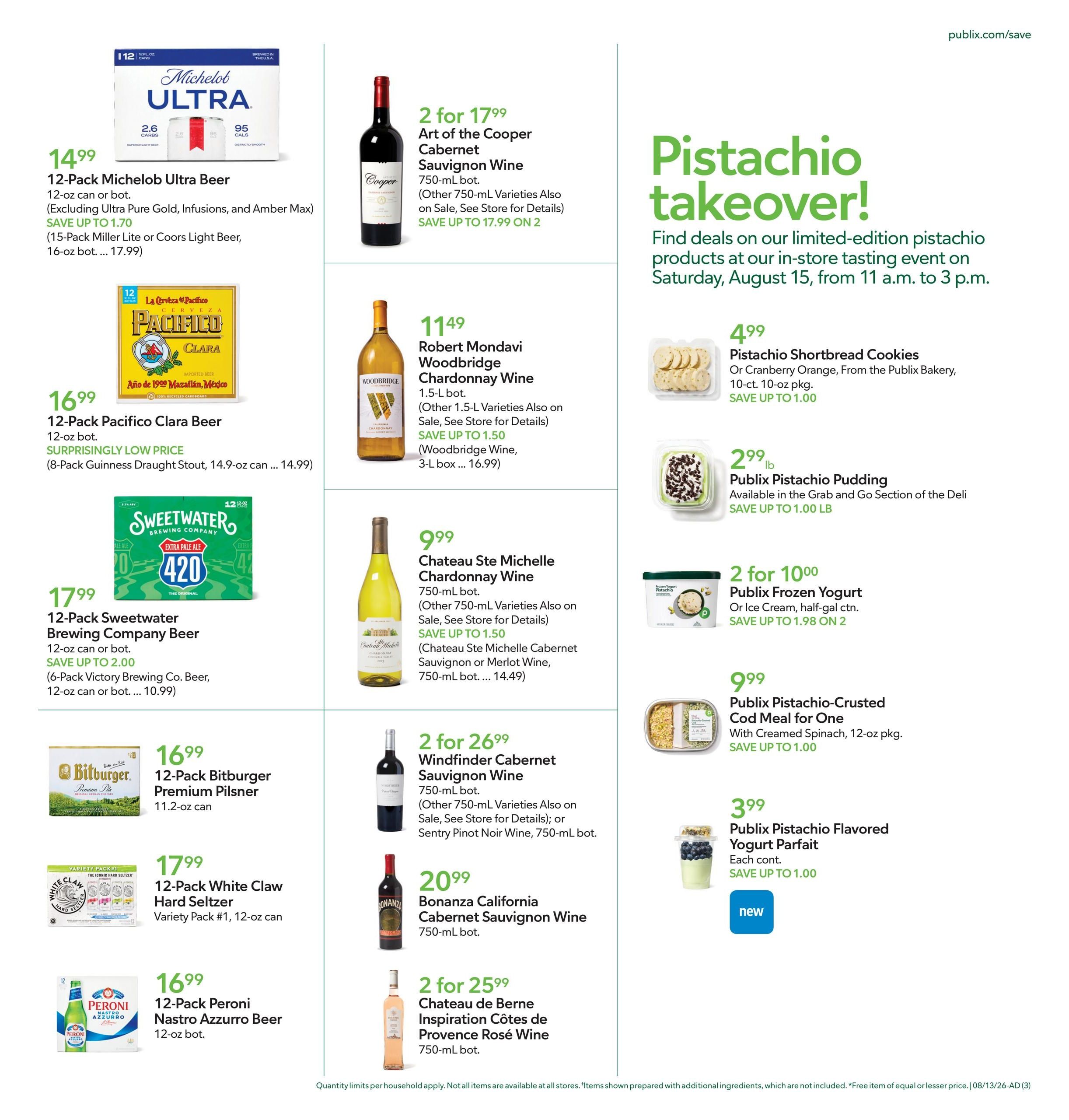 Publix (Columbus Area, GA) Weekly Ad August 12 - 18, 2026