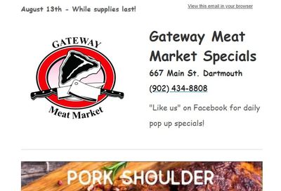 Gateway Meat Market Flyer August 13 to 19