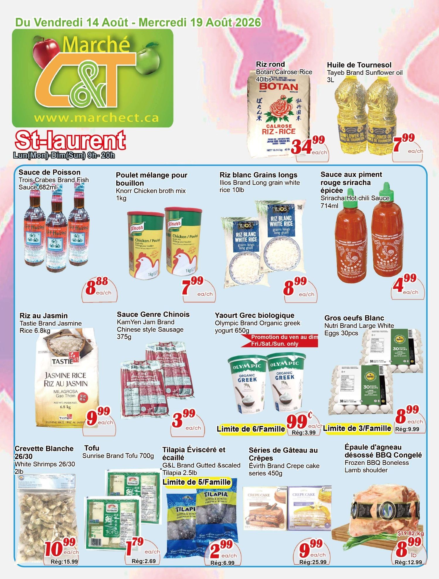 Marche C&T (St. Laurent) Flyer August 13 to 19